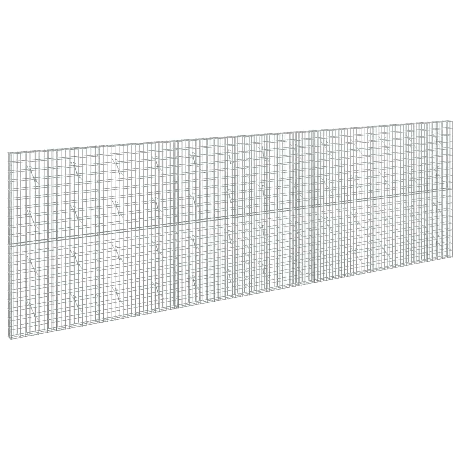 Gabion z žico 5 mm in mrežo 5x10 cm 650x10x200 cm