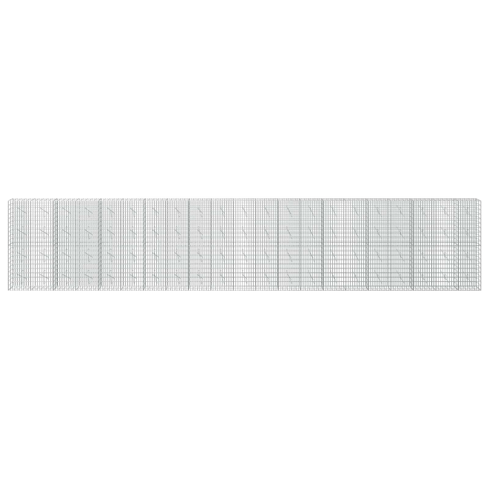 Gabion z žico 5 mm in mrežo 5x10 cm 1050x10x200 cm