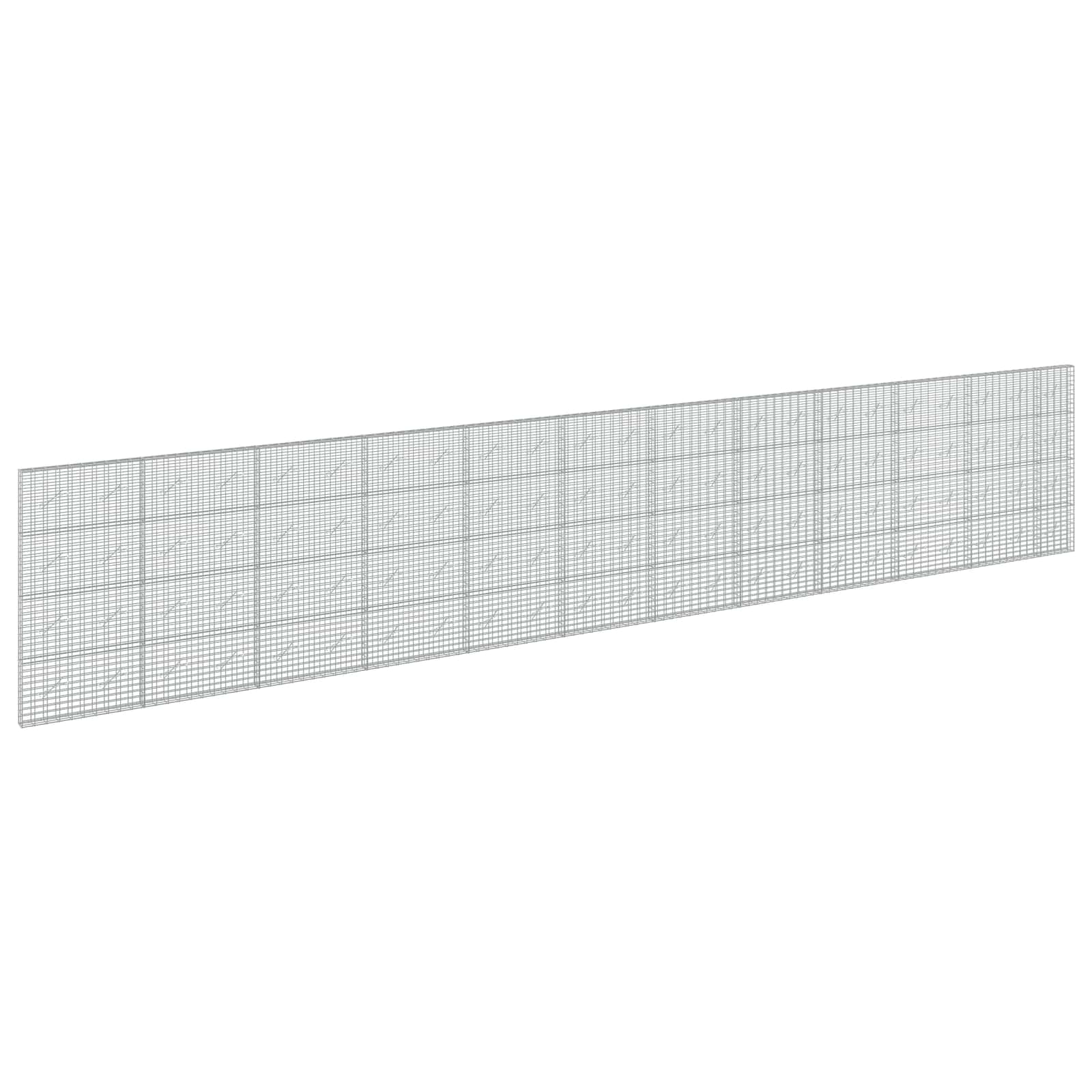 Gabion z žico 5 mm in mrežo 5x10 cm 1150x10x200 cm