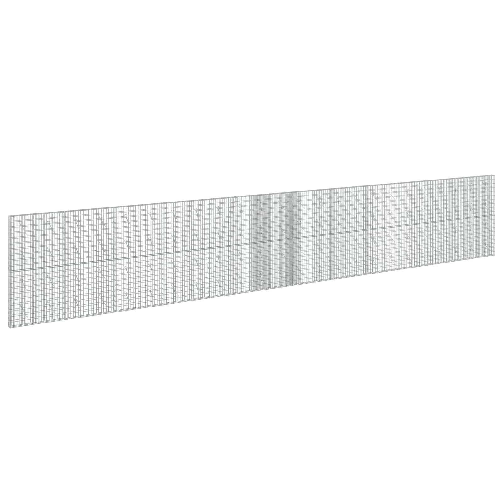 Gabion z žico 5 mm in mrežo 5x10 cm 1200x10x200 cm
