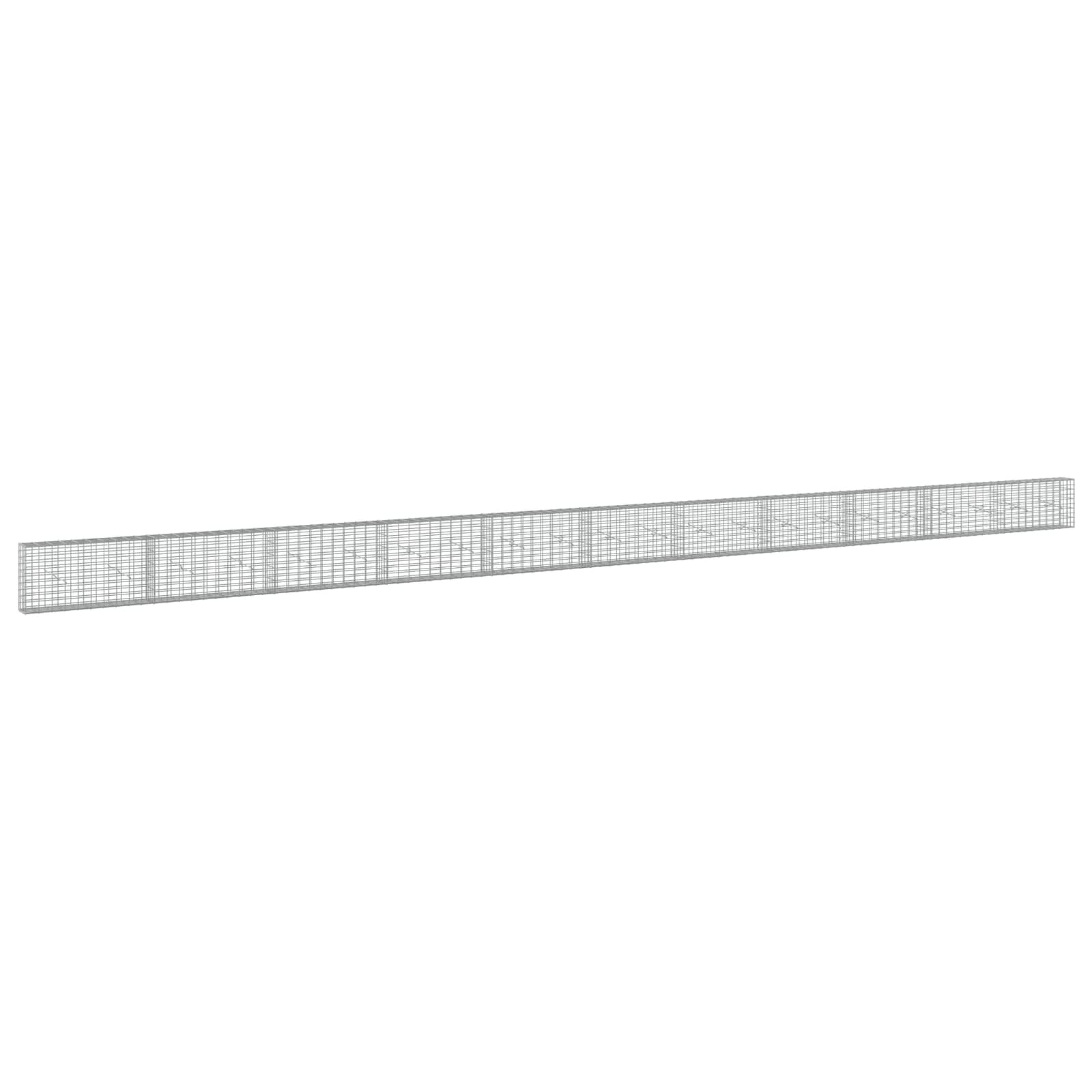 vidaXL Gabion s drátem 5 mm a síťkou 5x10 cm 1100x20x50 cm