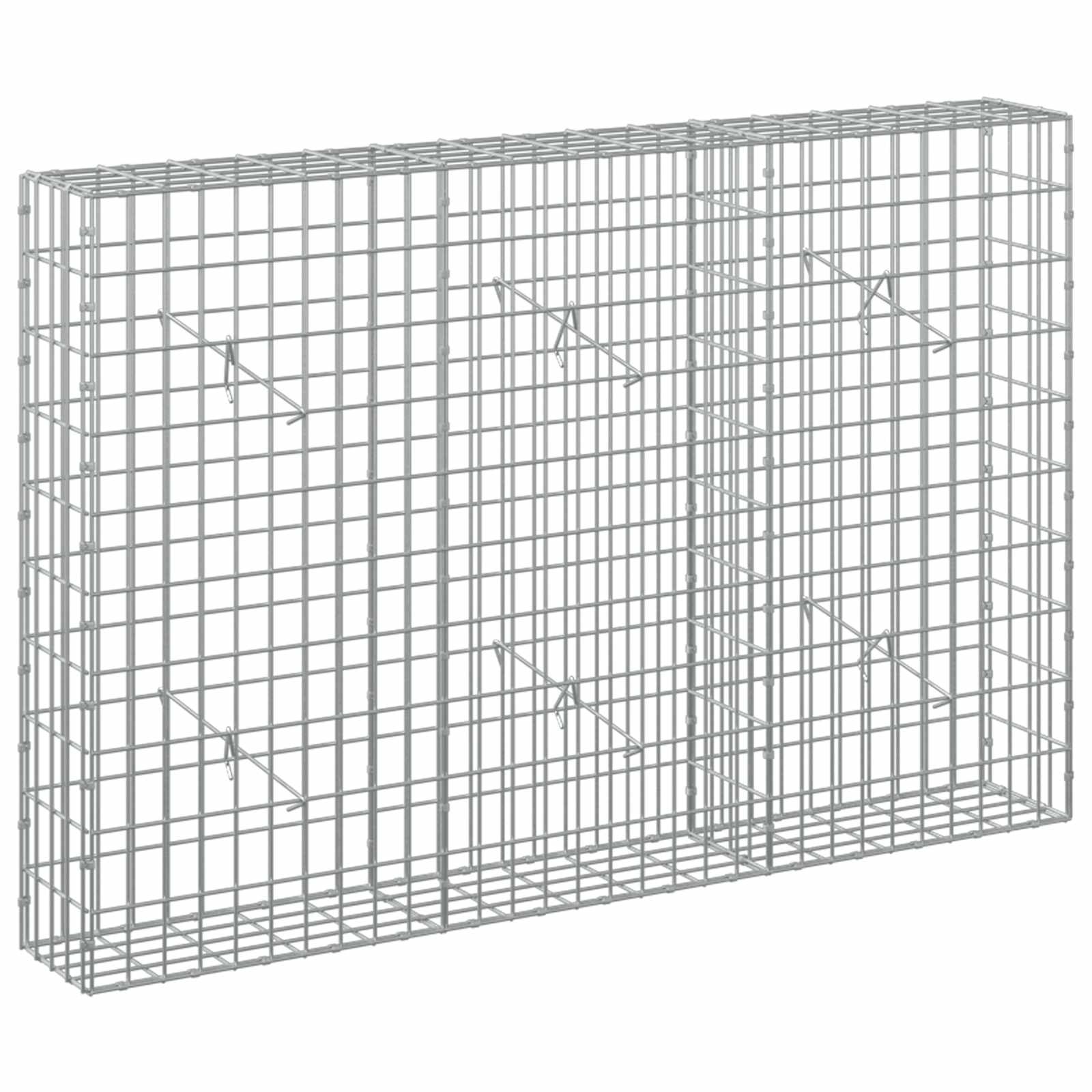 vidaXL Gabion s drátem 5 mm a síťkou 5x10 cm 150x20x100 cm