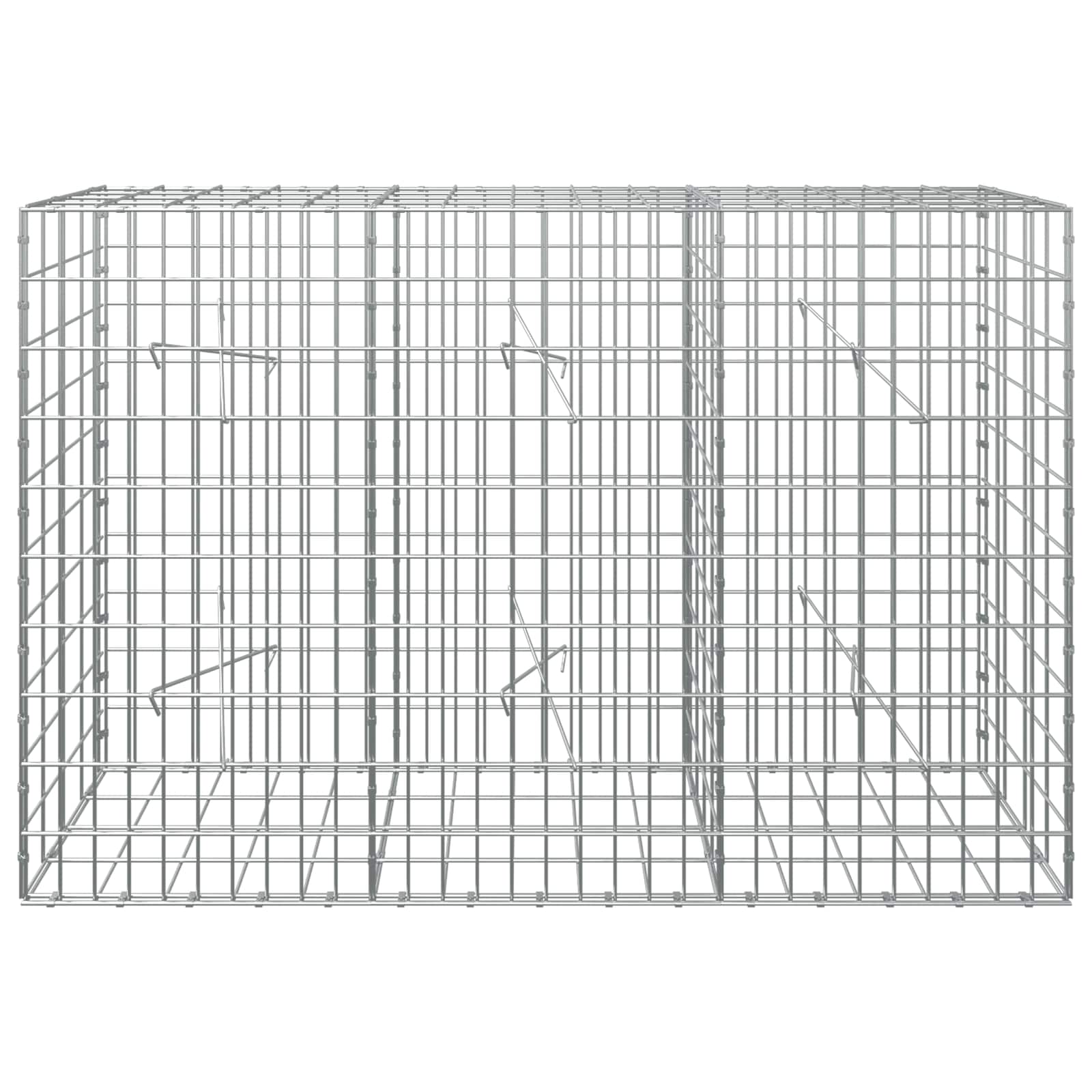 Gabion z žico 5 mm in mrežo 5x10 cm 150x20x100 cm