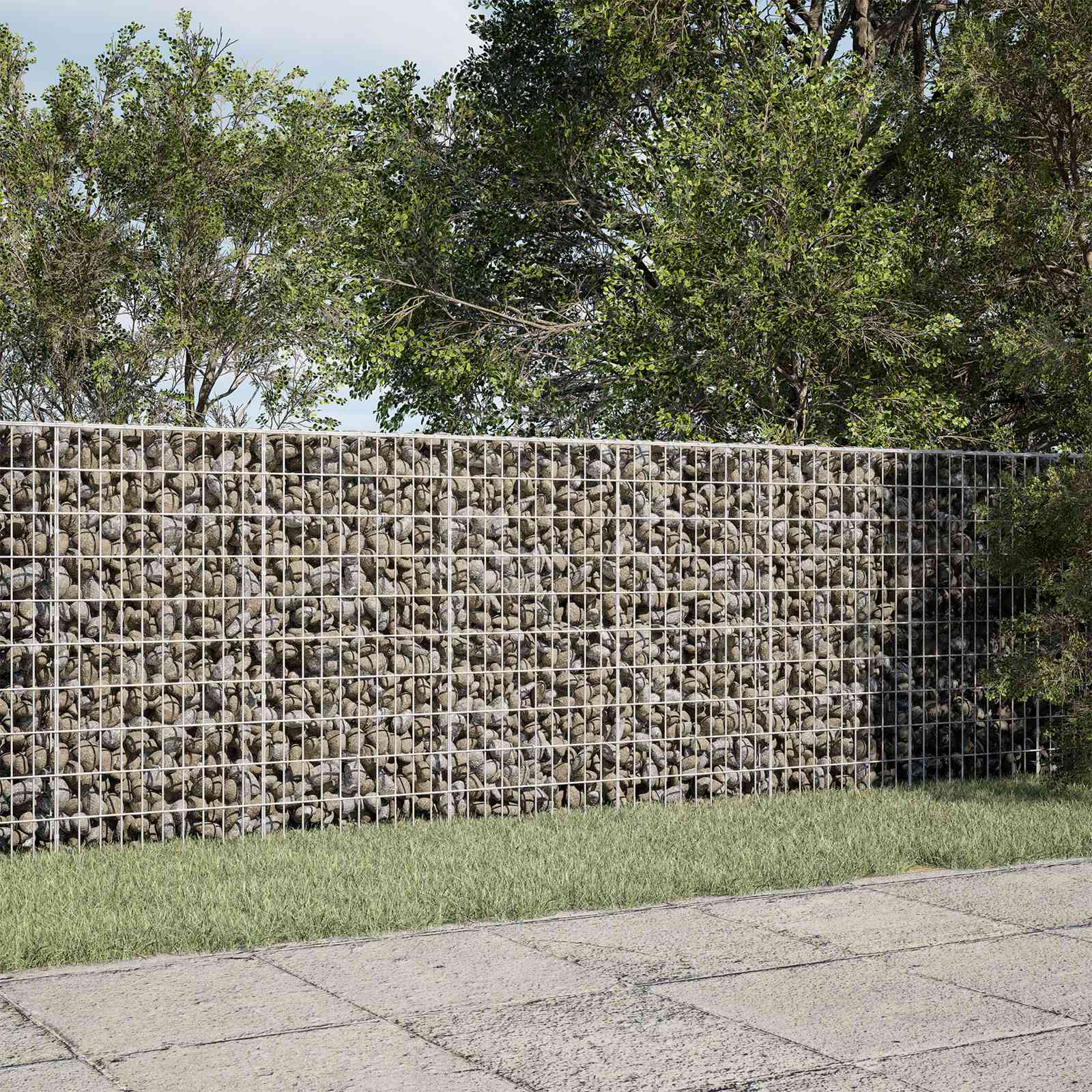 VidaXL Gabions ar 5 mm Stiepli