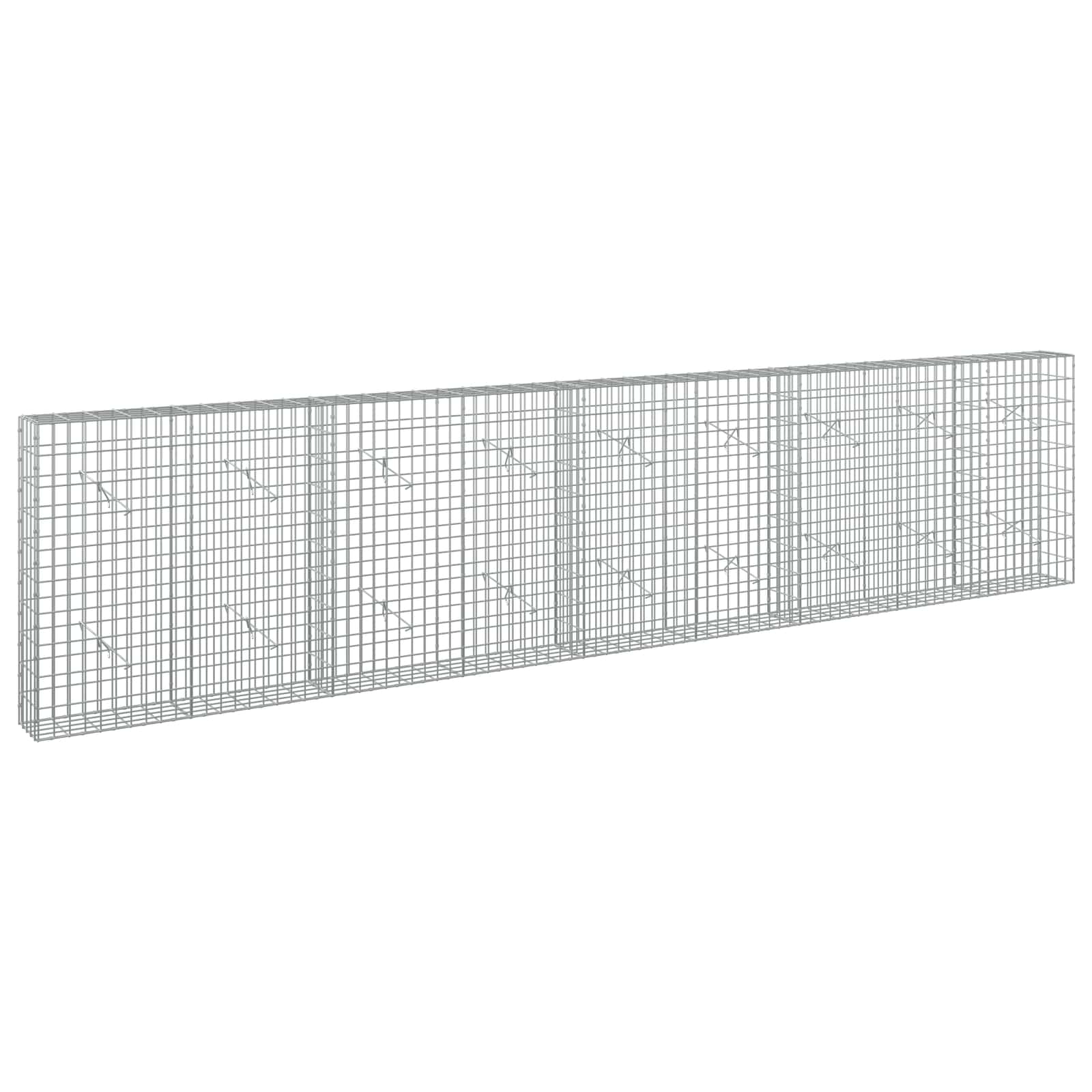 vidaXL Gabion s drátem 5 mm a síťkou 5x10 cm 450x20x100 cm
