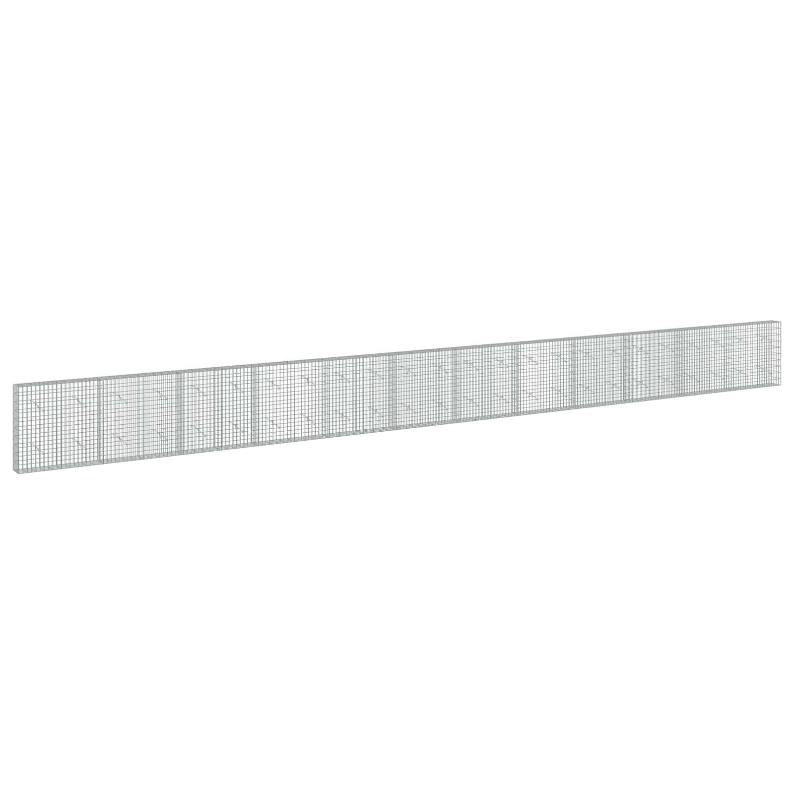 vidaXL Gabion s drátem 5 mm a síťkou 5x10 cm 1200x20x100 cm