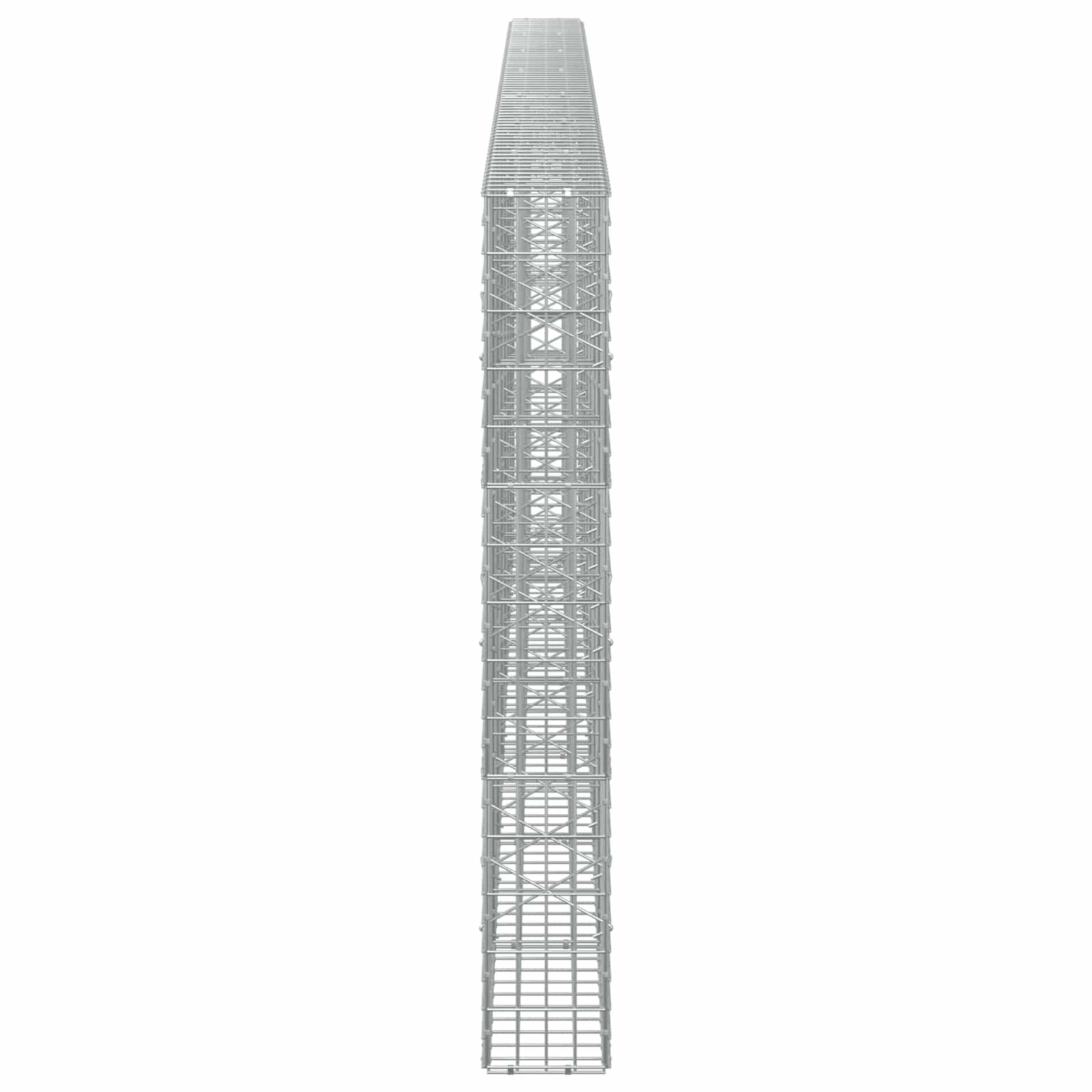 Gabion z žico 5 mm in mrežo 5x10 cm 700x20x150 cm