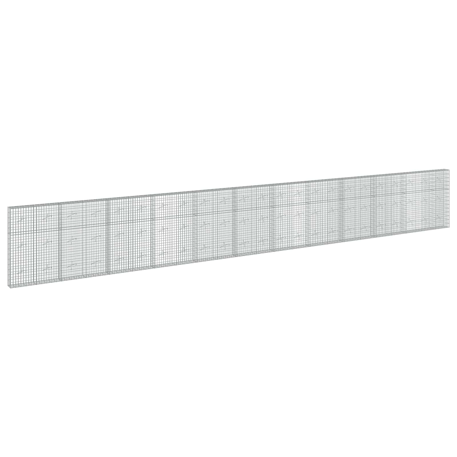 Gabion z žico 5 mm in mrežo 5x10 cm 1150x20x150 cm