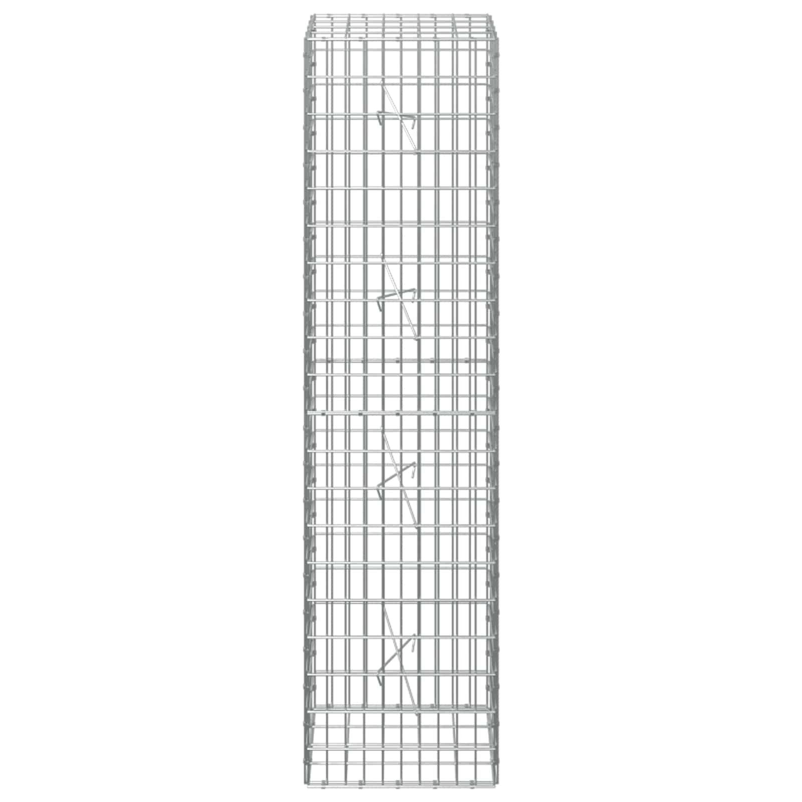 Gabion z žico 5 mm in mrežo 5x10 cm 50x20x200 cm