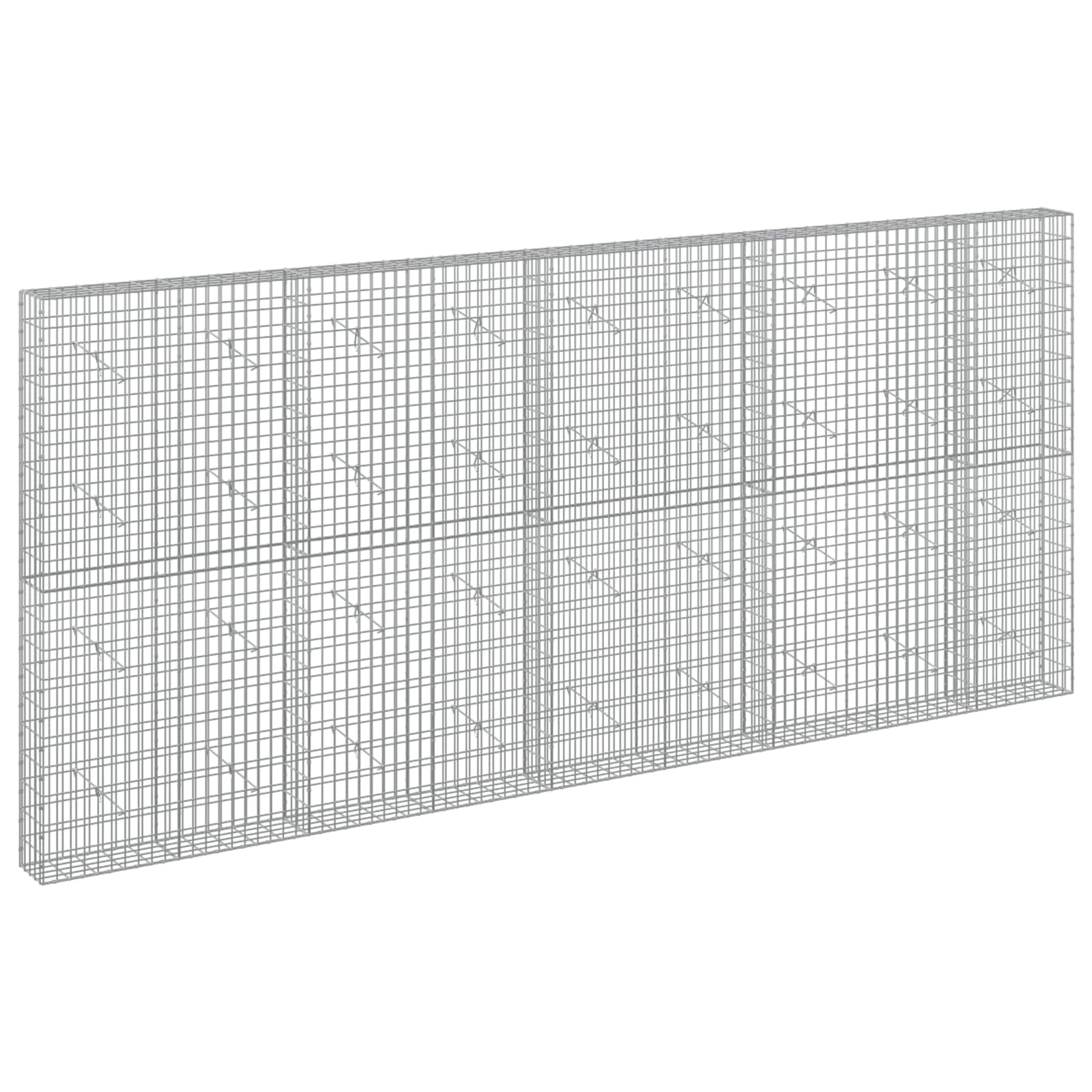vidaXL Gabion s drátem 5 mm a síťkou 5x10 cm 450x20x200 cm