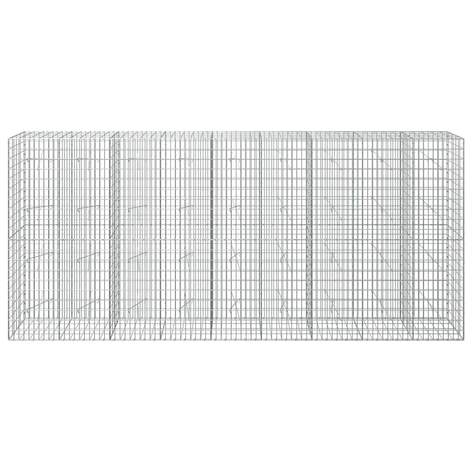 Gabion z žico 5 mm in mrežo 5x10 cm 450x20x200 cm