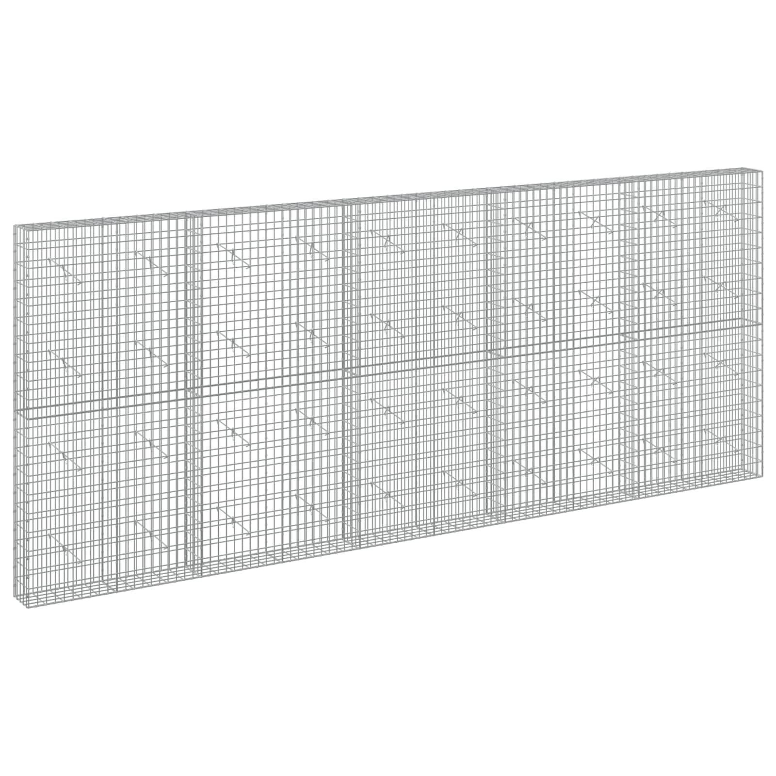 vidaXL Gabion s drátem 5 mm a síťkou 5x10 cm 500x20x200 cm