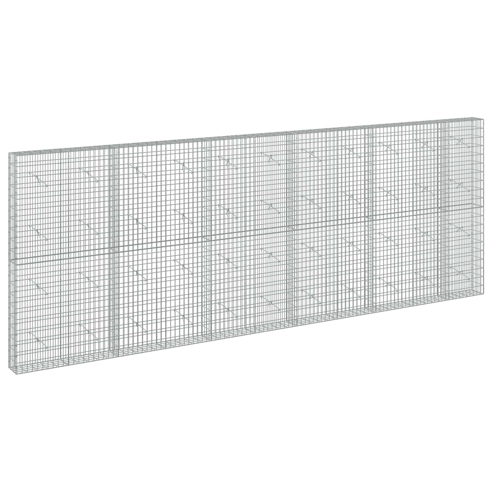 Gabion z žico 5 mm in mrežo 5x10 cm 550x20x200 cm