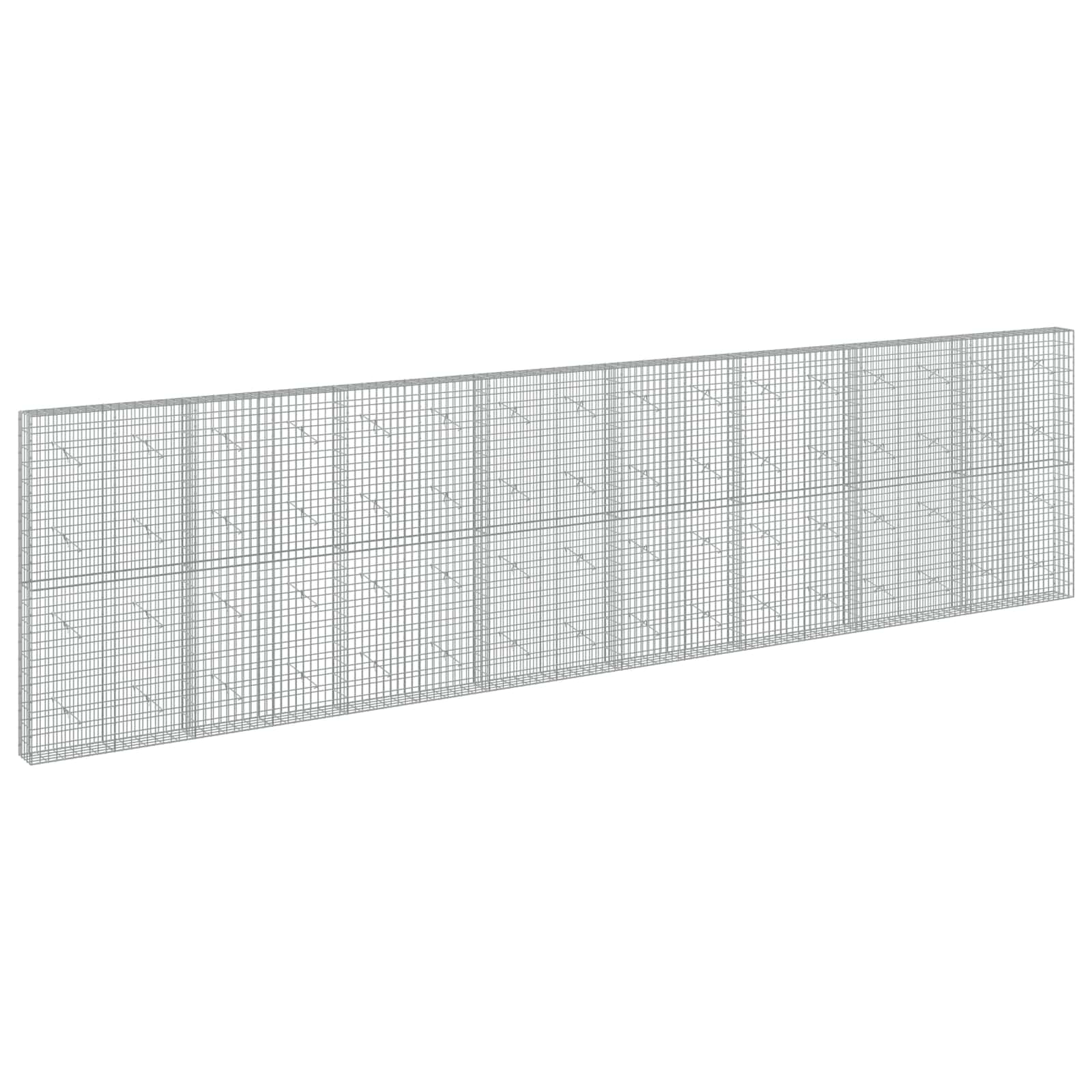 Gabion z žico 5 mm in mrežo 5x10 cm 800x20x200 cm