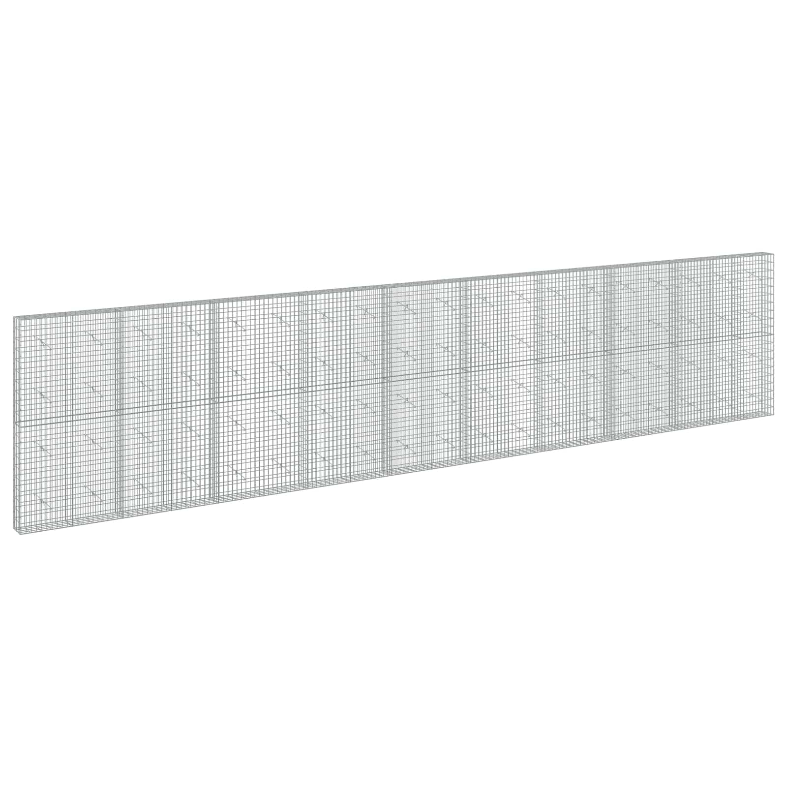 Gabion z žico 5 mm in mrežo 5x10 cm 950x20x200 cm