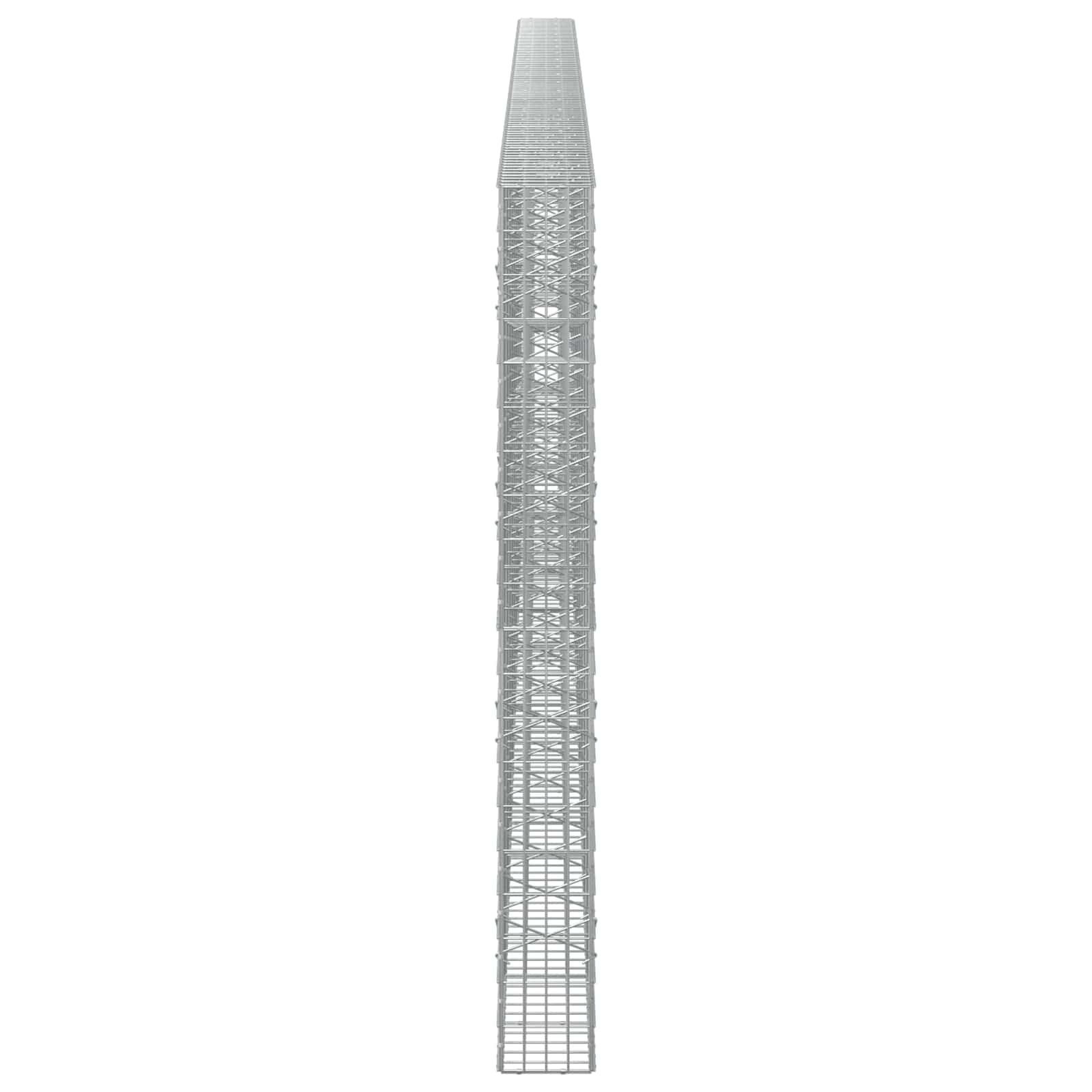 Gabion z žico 5 mm in mrežo 5x10 cm 950x20x200 cm
