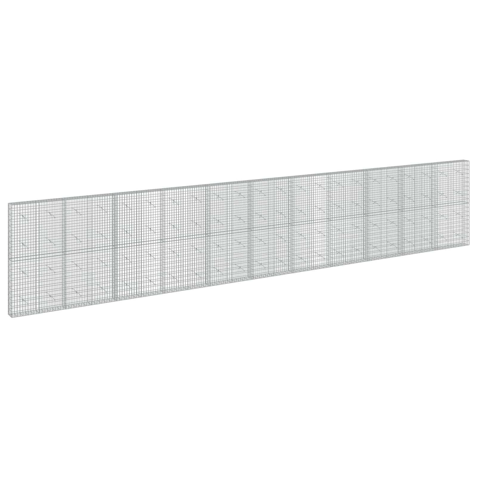 Gabion z žico 5 mm in mrežo 5x10 cm 1100x20x200 cm