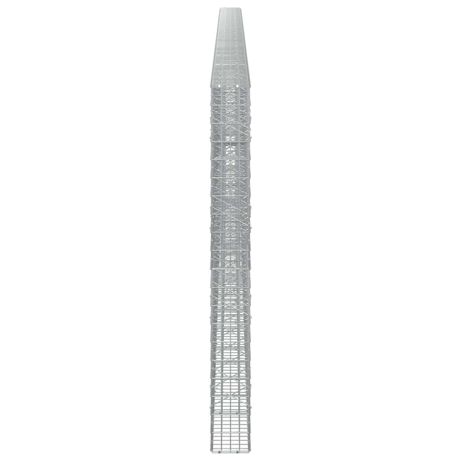 Gabion z žico 5 mm in mrežo 5x10 cm 1150x20x200 cm