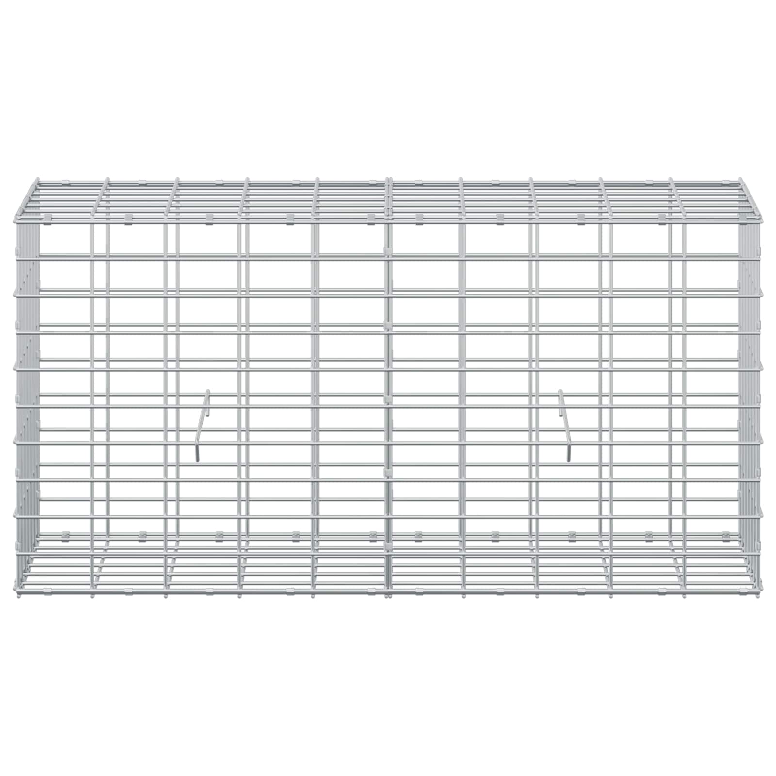 Gabion z žico 5 mm in mrežo 5x10 cm 100x30x50 cm