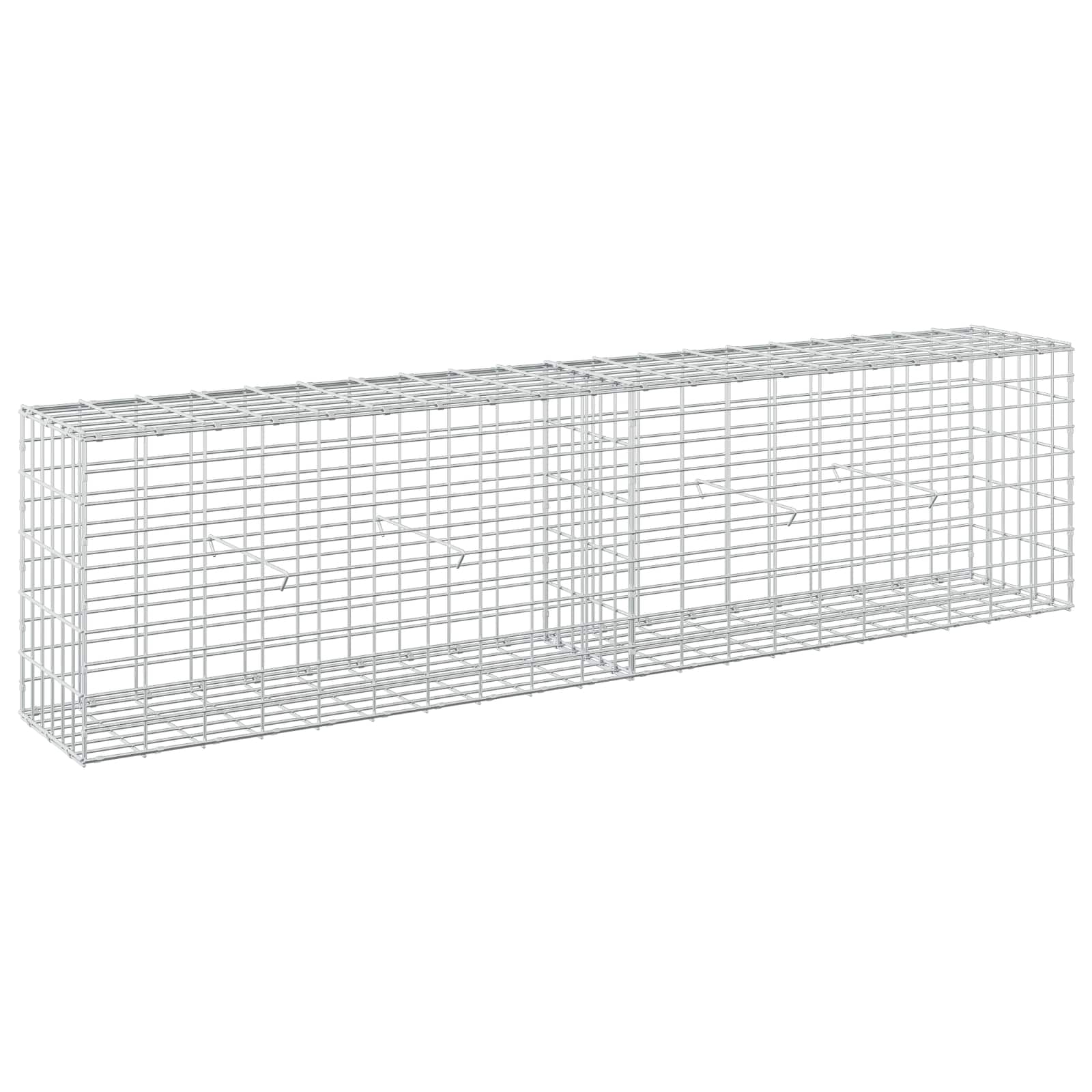 vidaXL Gabion s drátem 5 mm a síťkou 5x10 cm 200x30x50 cm