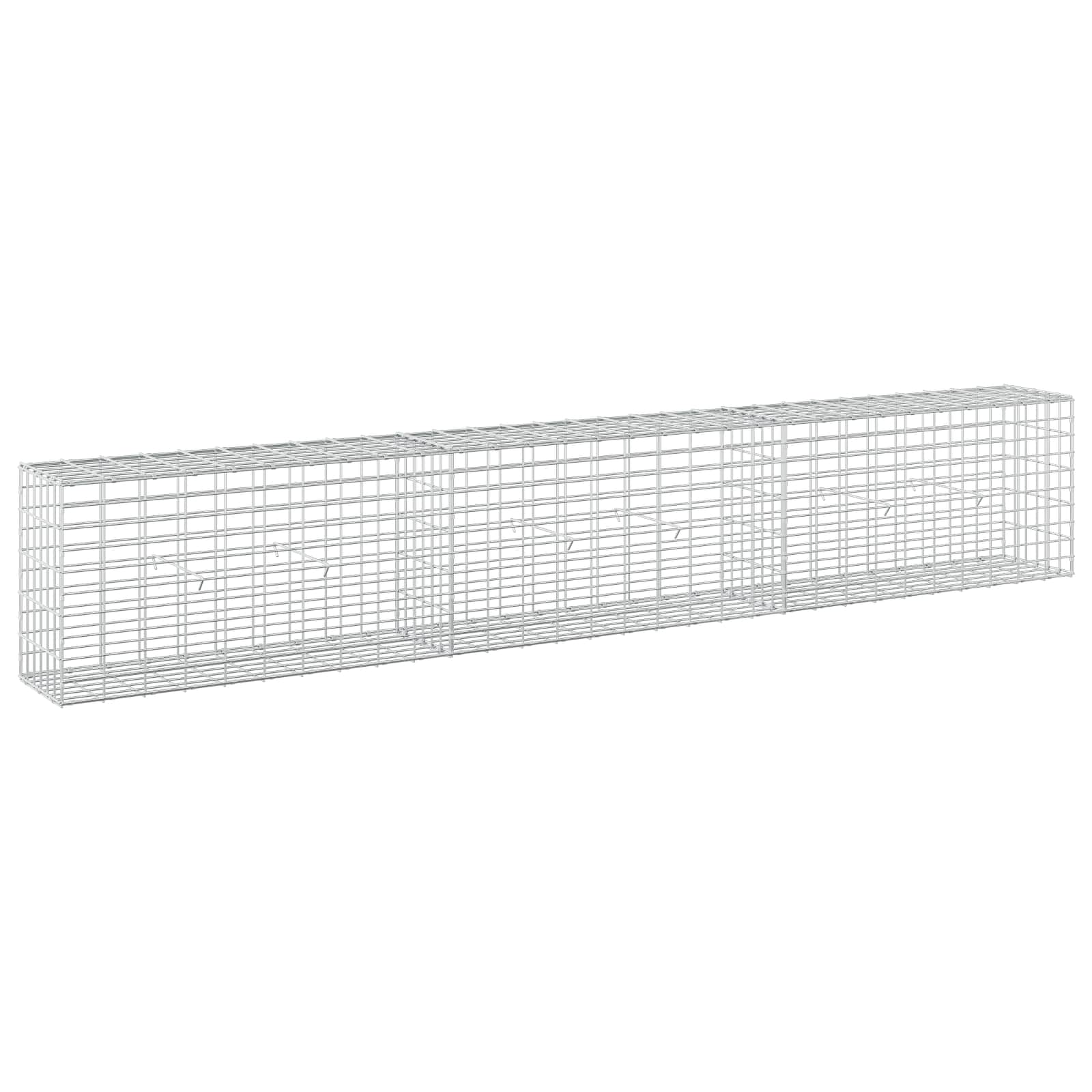 vidaXL Gabion s drátem 5 mm a síťkou 5x10 cm 300x30x50 cm