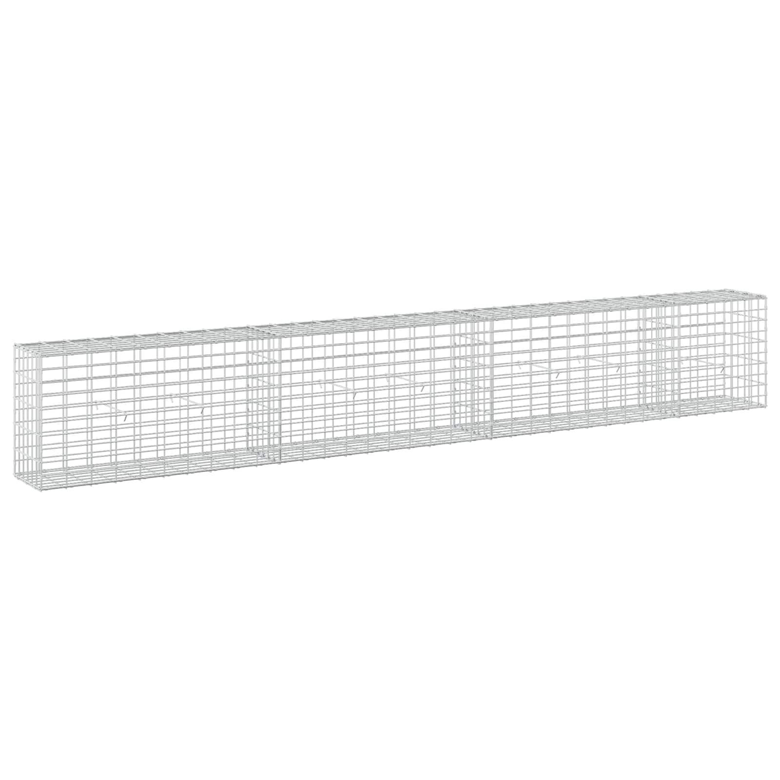 vidaXL Gabion s drátem 5 mm a síťkou 5x10 cm 350x30x50 cm