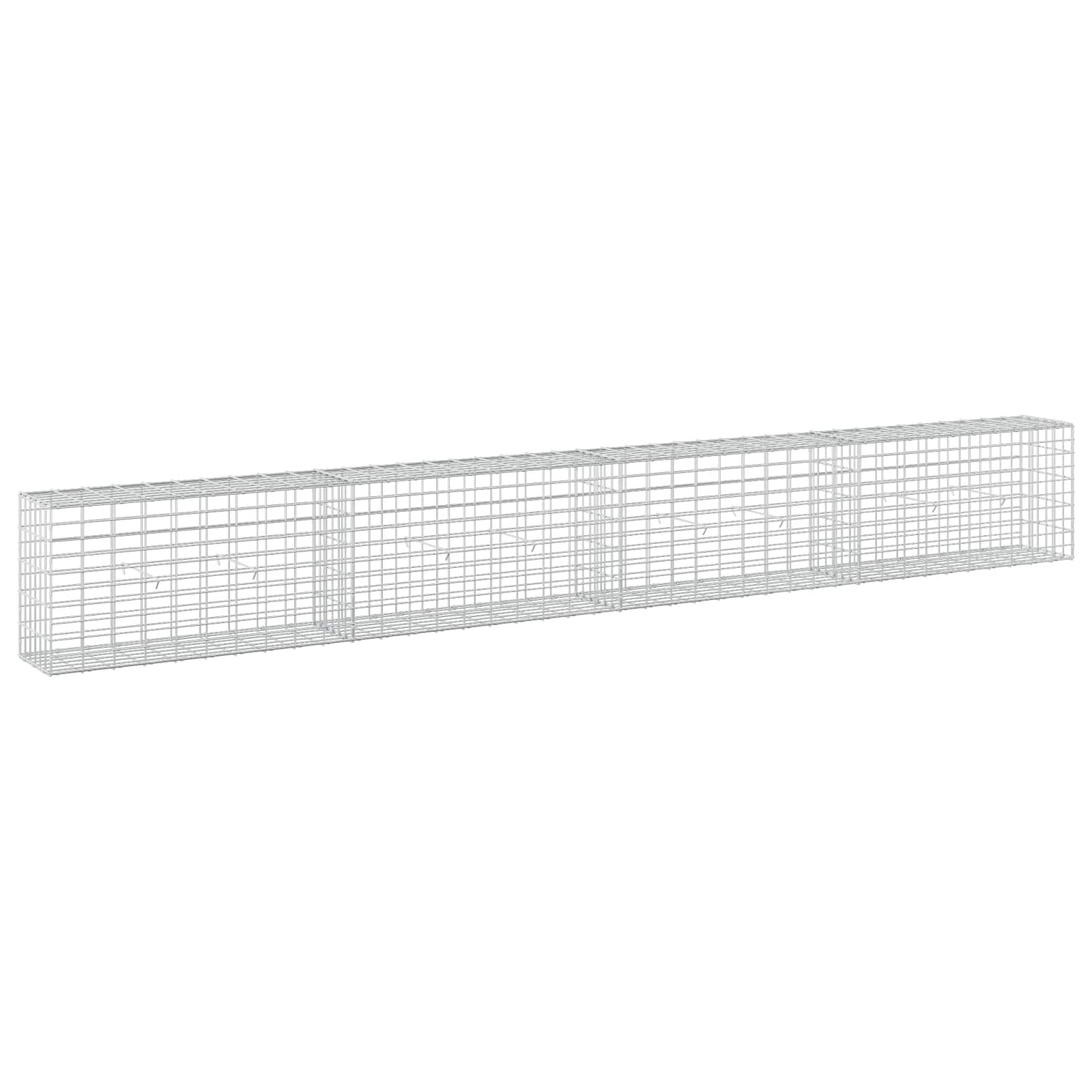 Gabion z žico 5 mm in mrežo 5x10 cm 400x30x50 cm