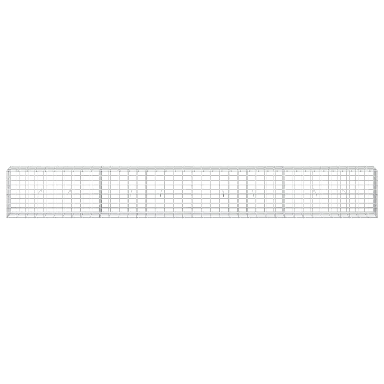 Gabion z žico 5 mm in mrežo 5x10 cm 400x30x50 cm