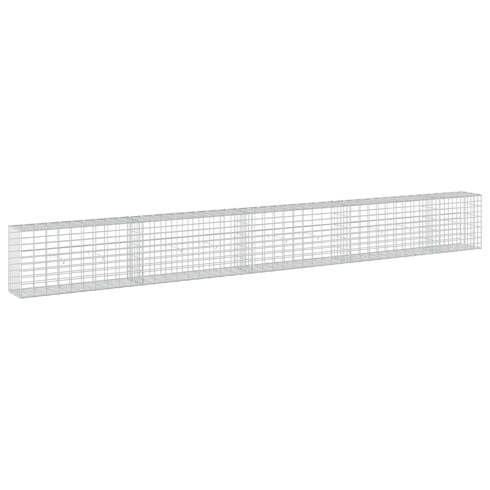 vidaXL Gabion s drátem 5 mm a síťkou 5x10 cm 450x30x50 cm