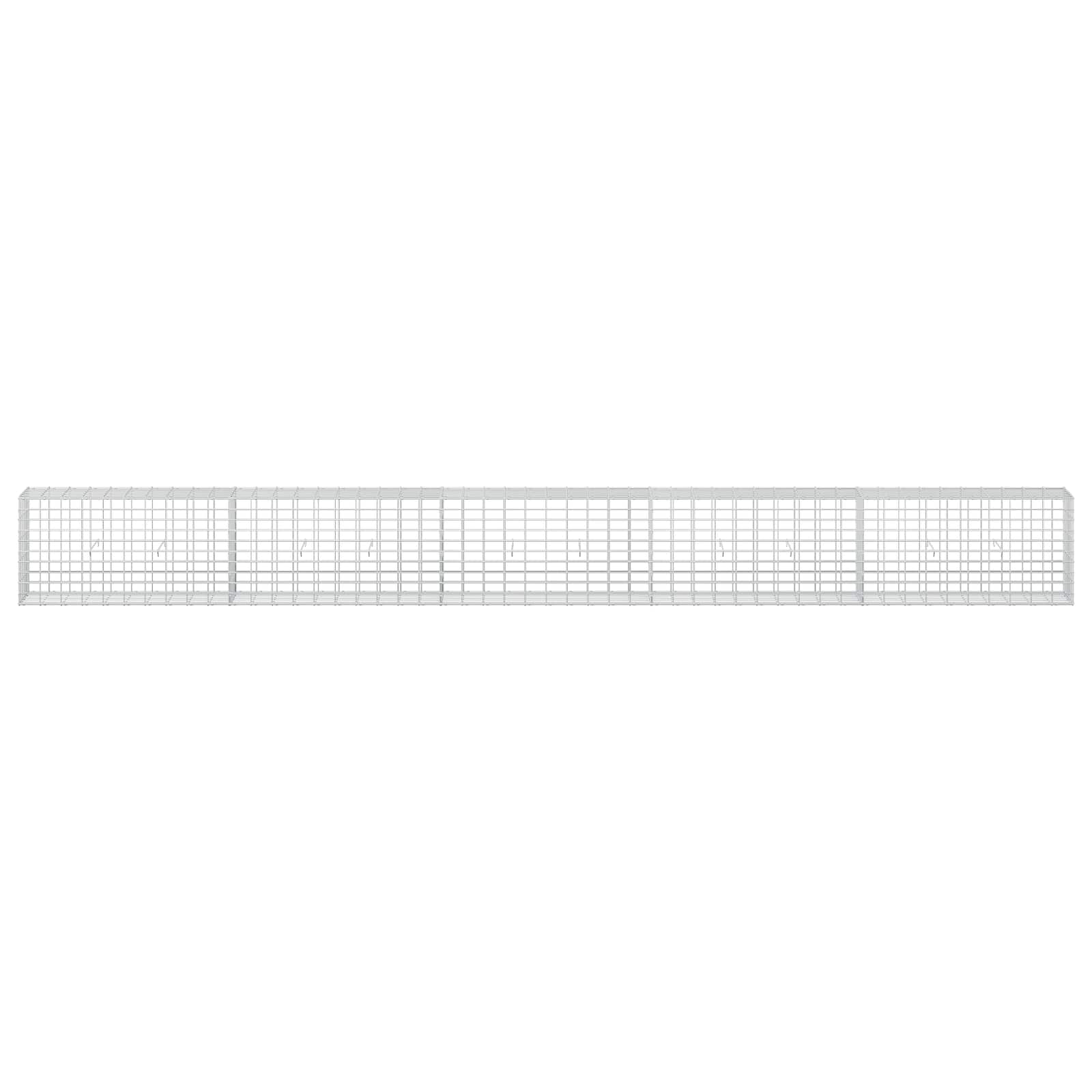 Gabion z žico 5 mm in mrežo 5x10 cm 500x30x50 cm