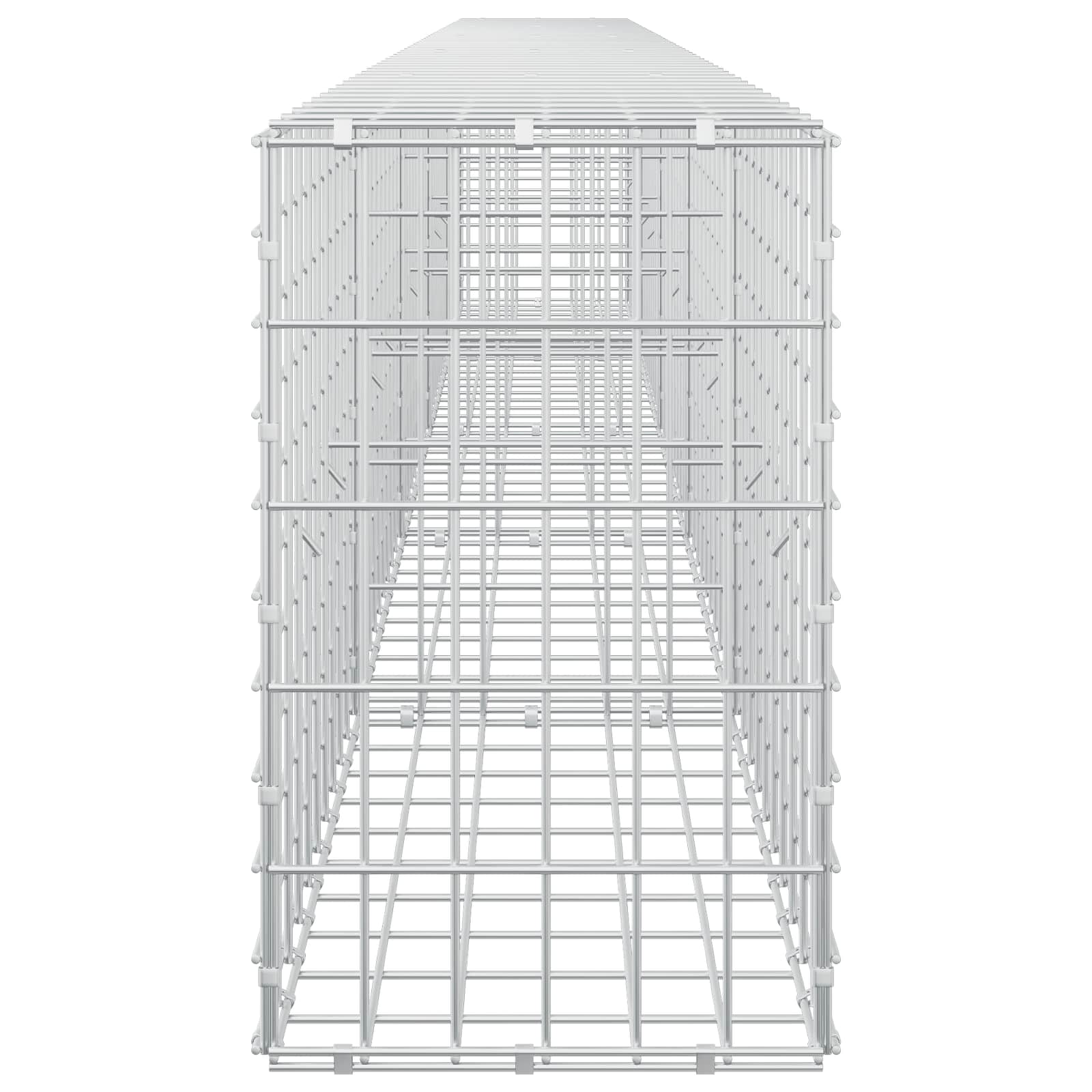 Gabion z žico 5 mm in mrežo 5x10 cm 500x30x50 cm