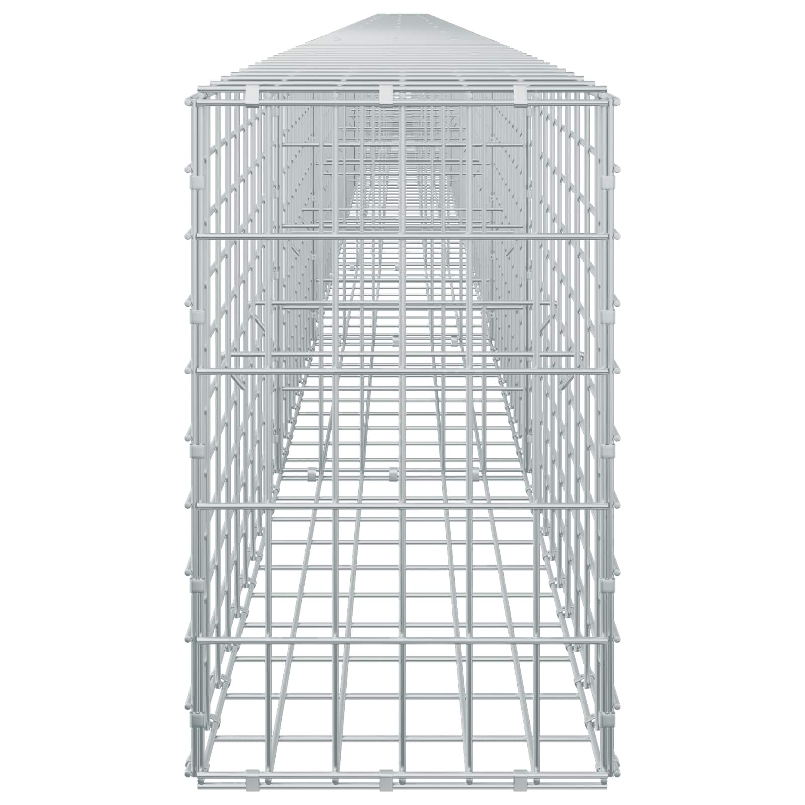 Gabion z žico 5 mm in mrežo 5x10 cm 1100x30x50 cm