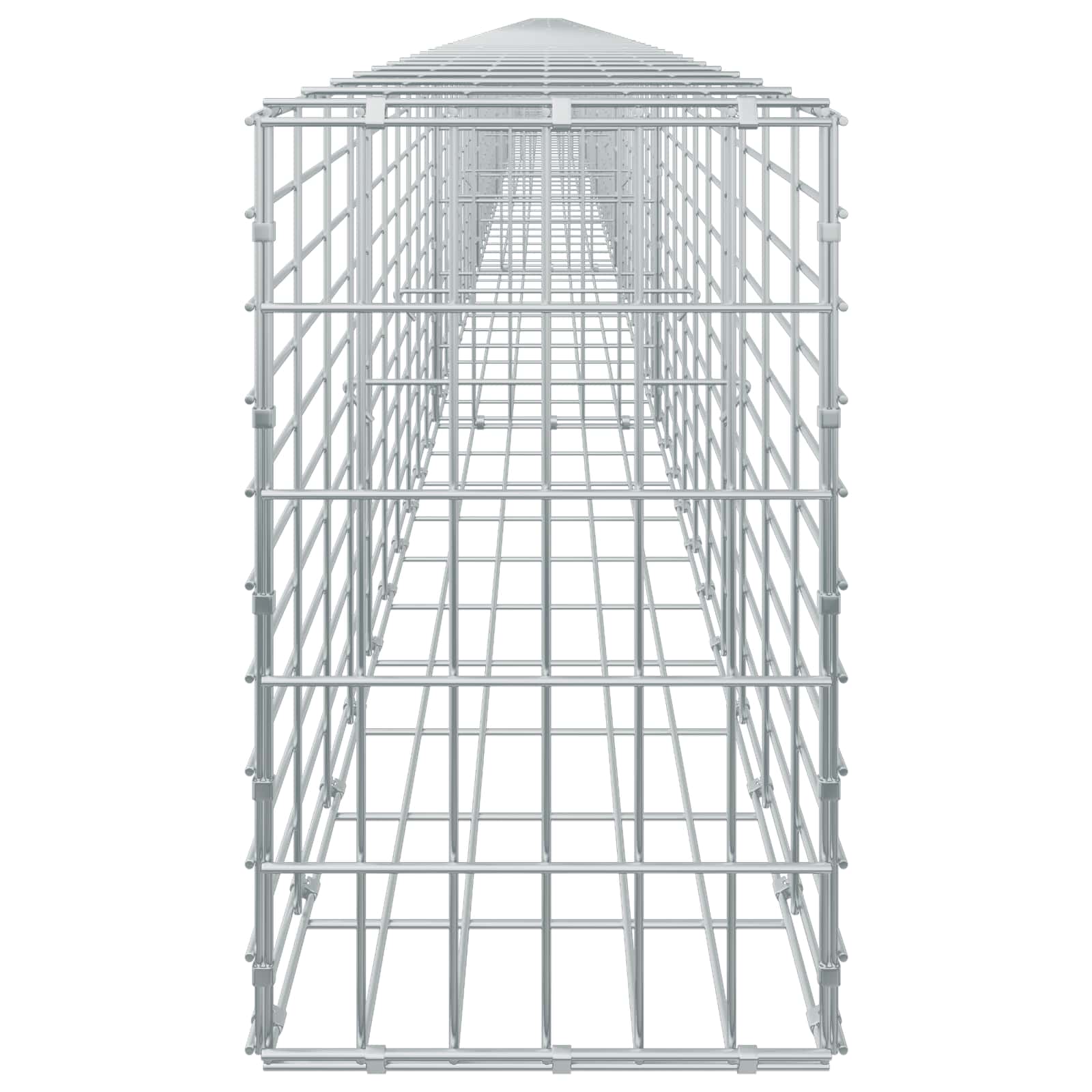 Gabion z žico 5 mm in mrežo 5x10 cm 1150x30x50 cm
