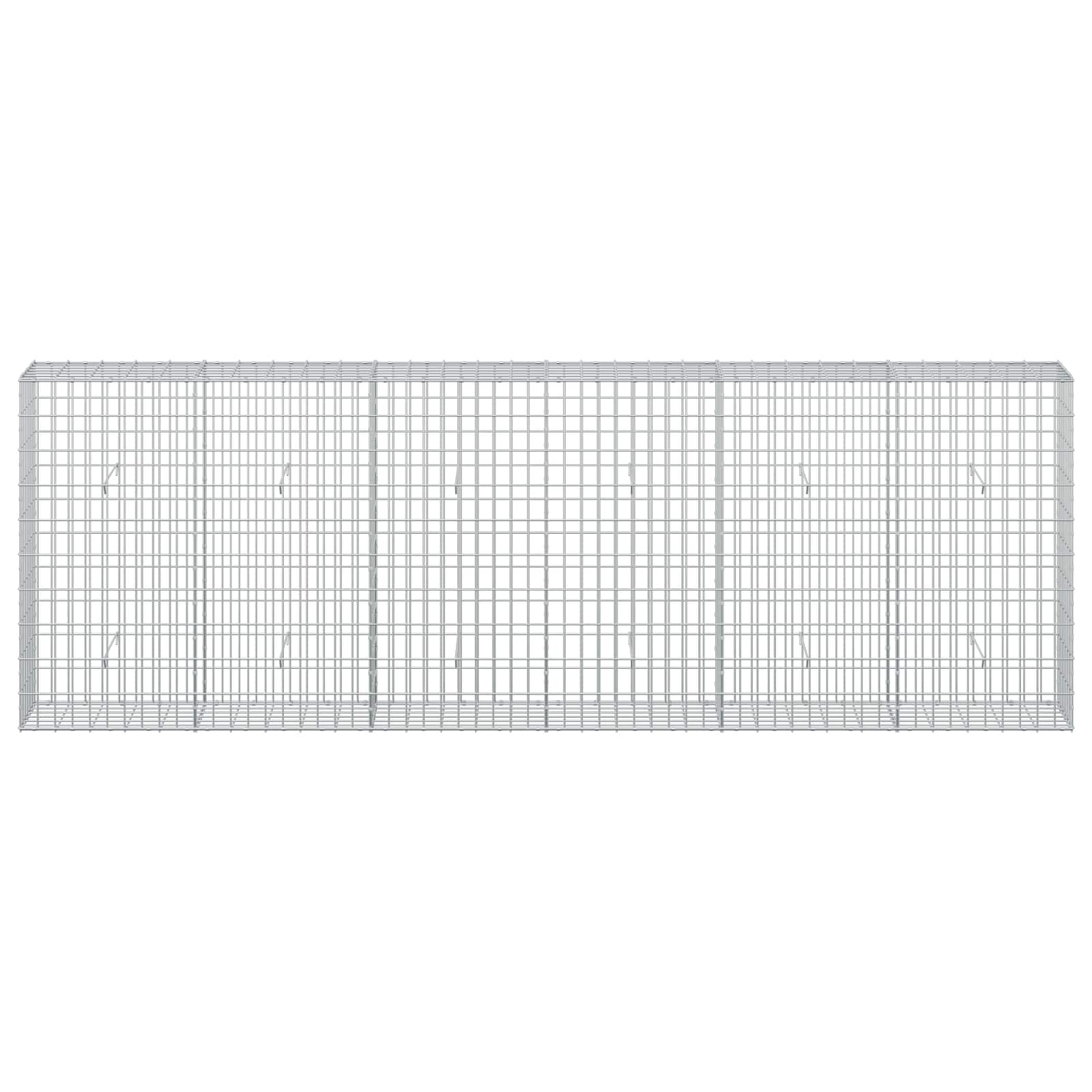 Gabion z žico 5 mm in mrežo 5x10 cm 300x30x100 cm