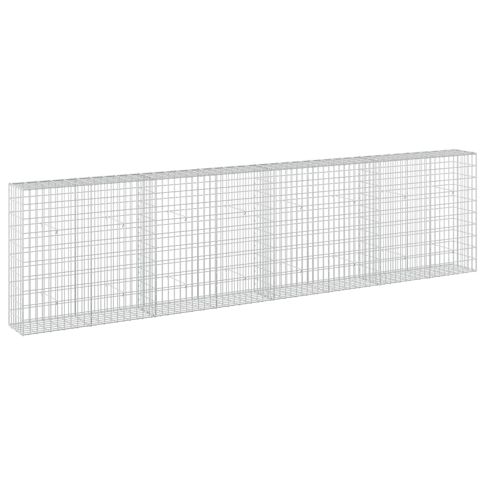 vidaXL Gabion s drátem 5 mm a síťkou 5x10 cm 400x30x100 cm