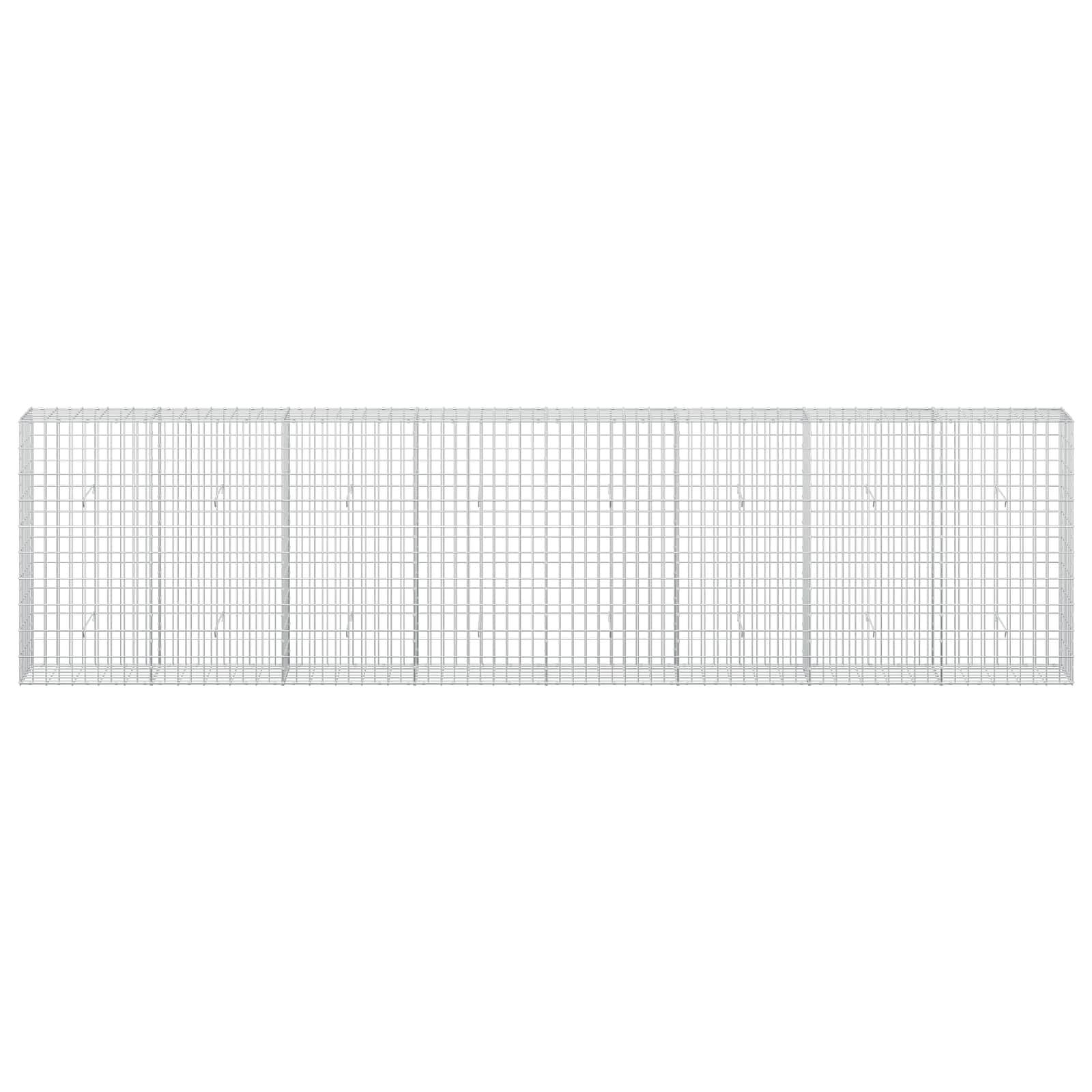 Gabion z žico 5 mm in mrežo 5x10 cm 400x30x100 cm