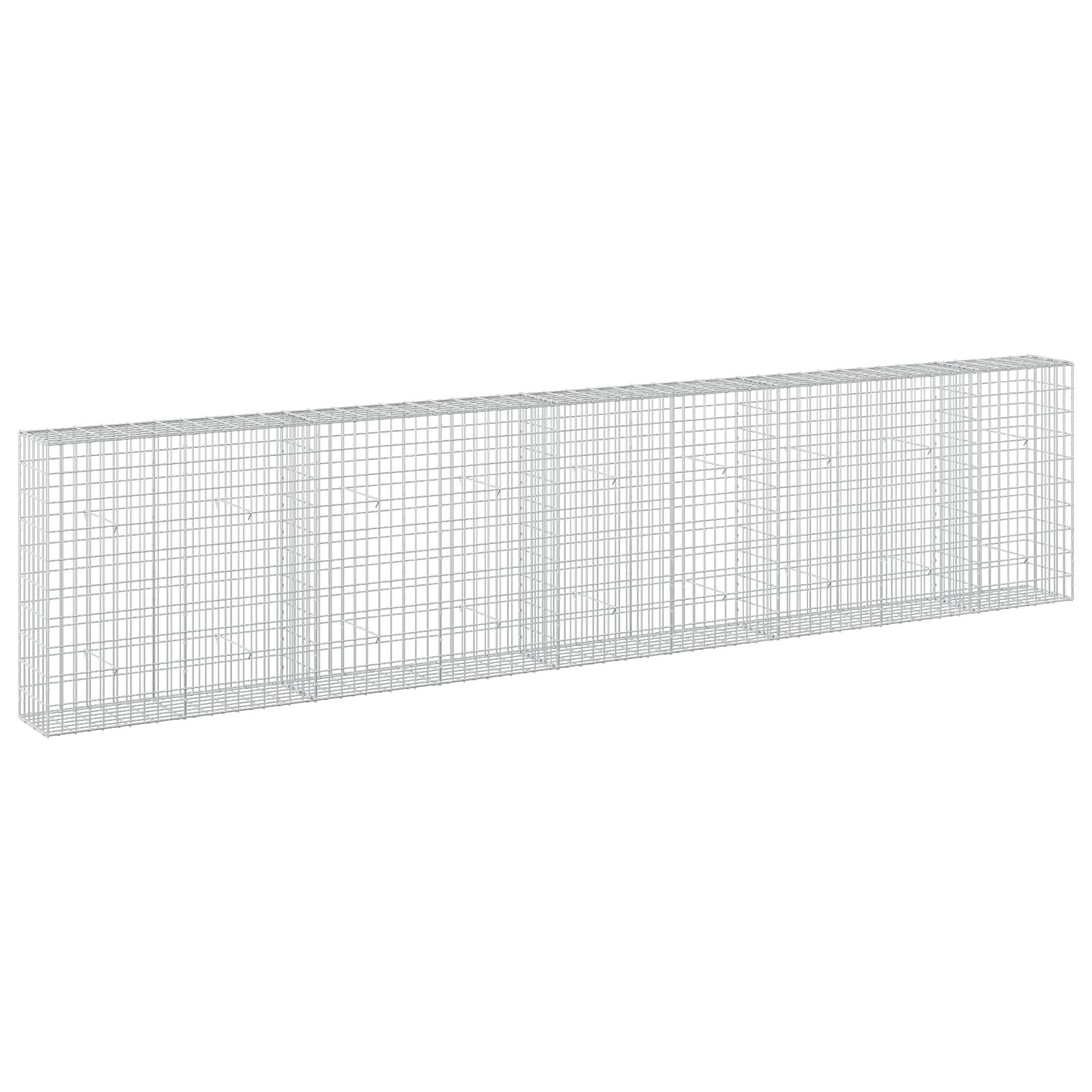 vidaXL Gabion s drátem 5 mm a síťkou 5x10 cm 450x30x100 cm