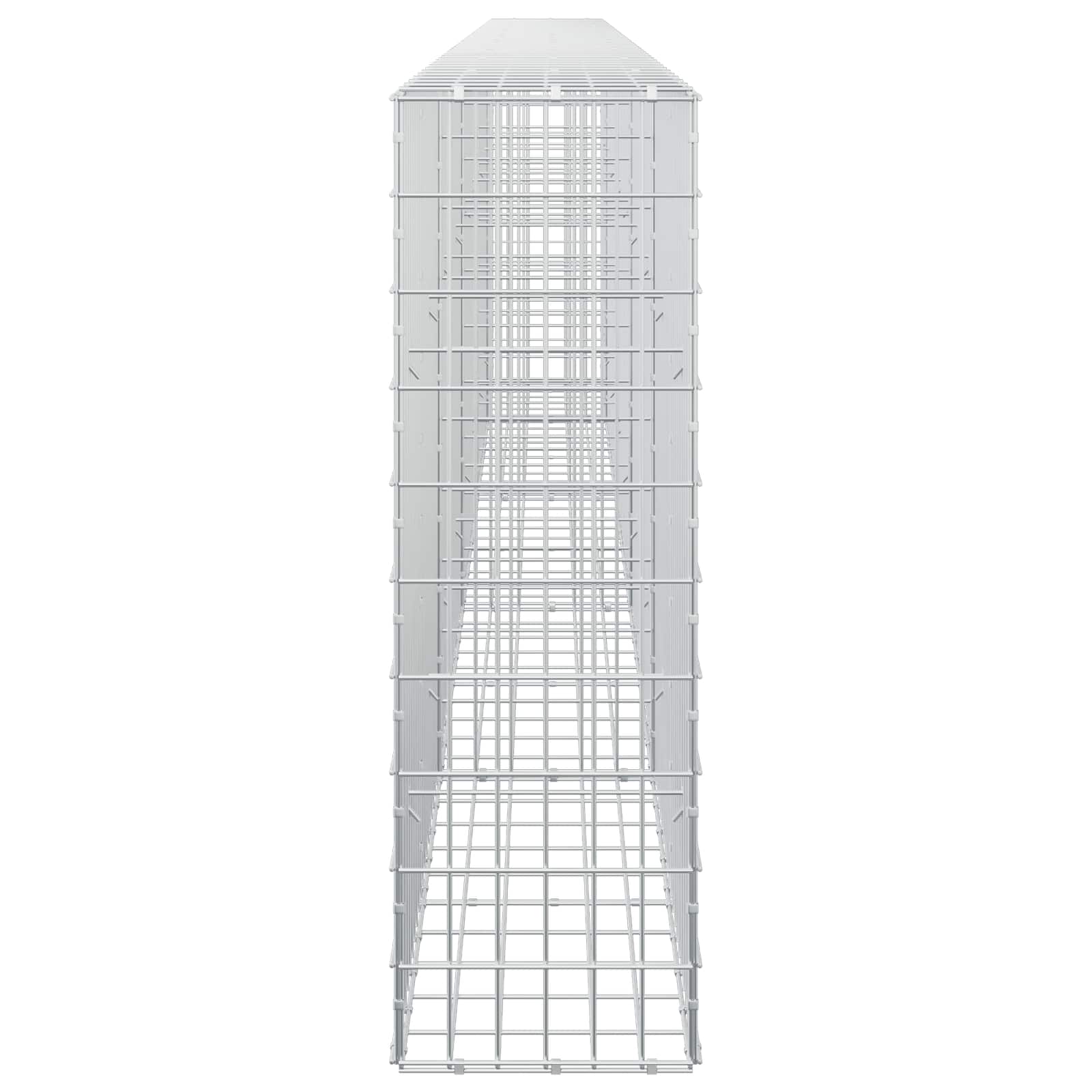 Gabion z žico 5 mm in mrežo 5x10 cm 450x30x100 cm