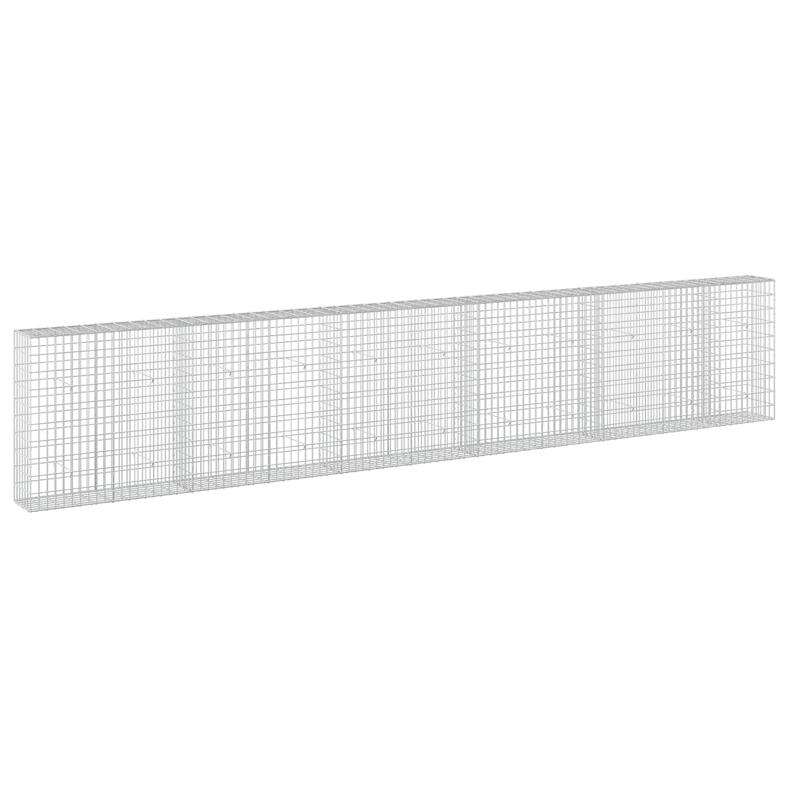 vidaXL Gabion s drátem 5 mm a síťkou 5x10 cm 550x30x100 cm