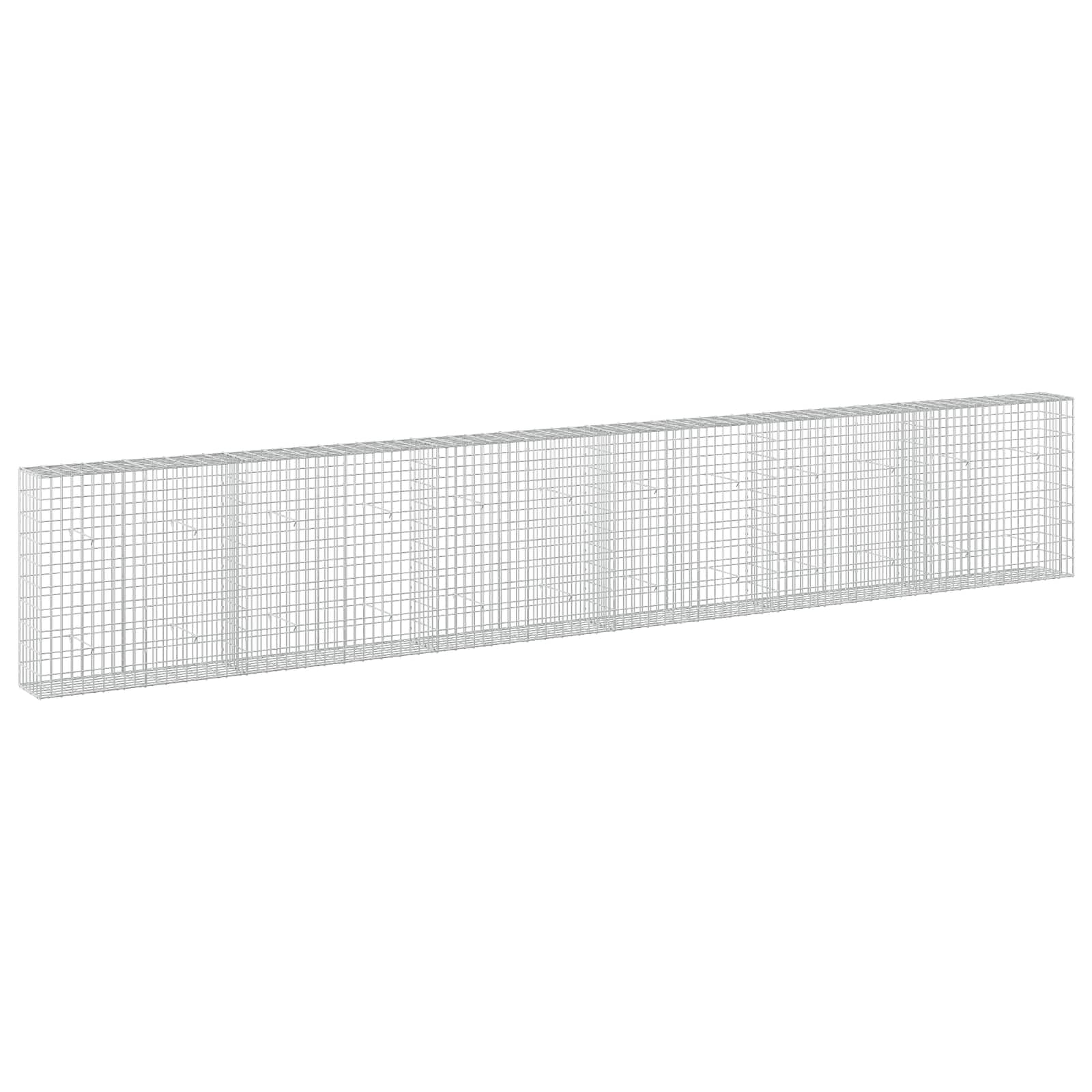 vidaXL Gabion s drátem 5 mm a síťkou 5x10 cm 600x30x100 cm