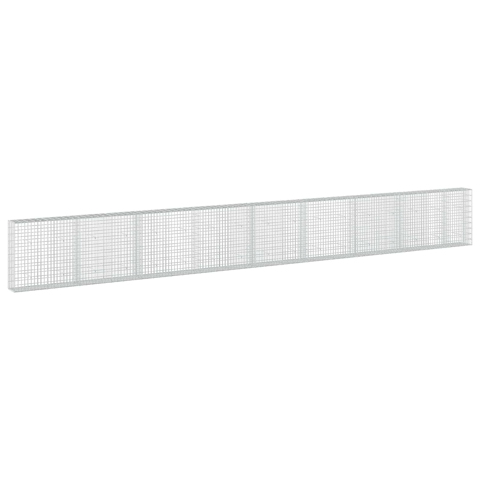 Gabion z žico 5 mm in mrežo 5x10 cm 850x30x100 cm