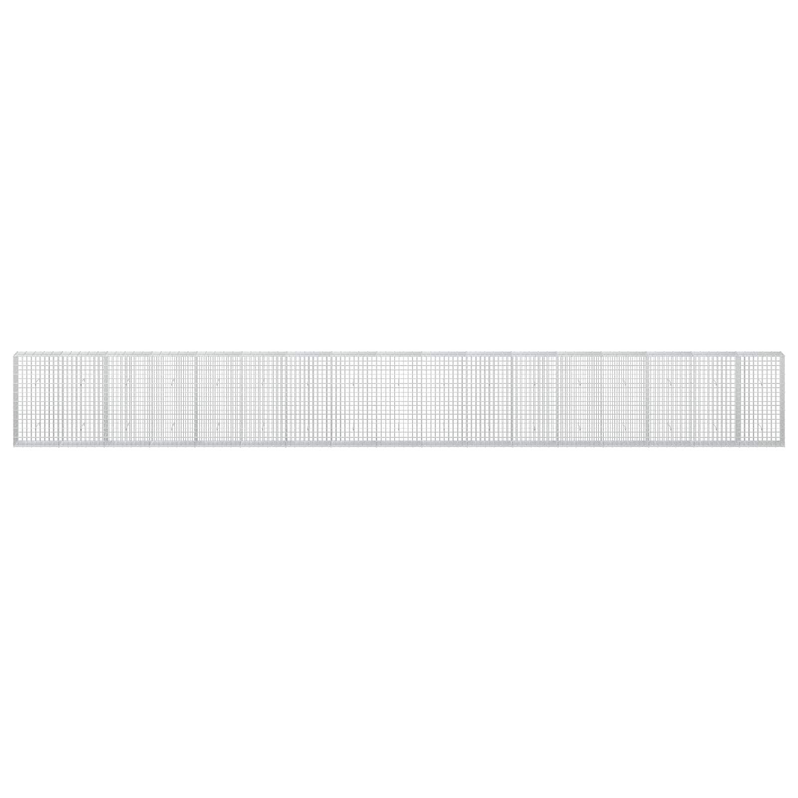 Gabion z žico 5 mm in mrežo 5x10 cm 850x30x100 cm