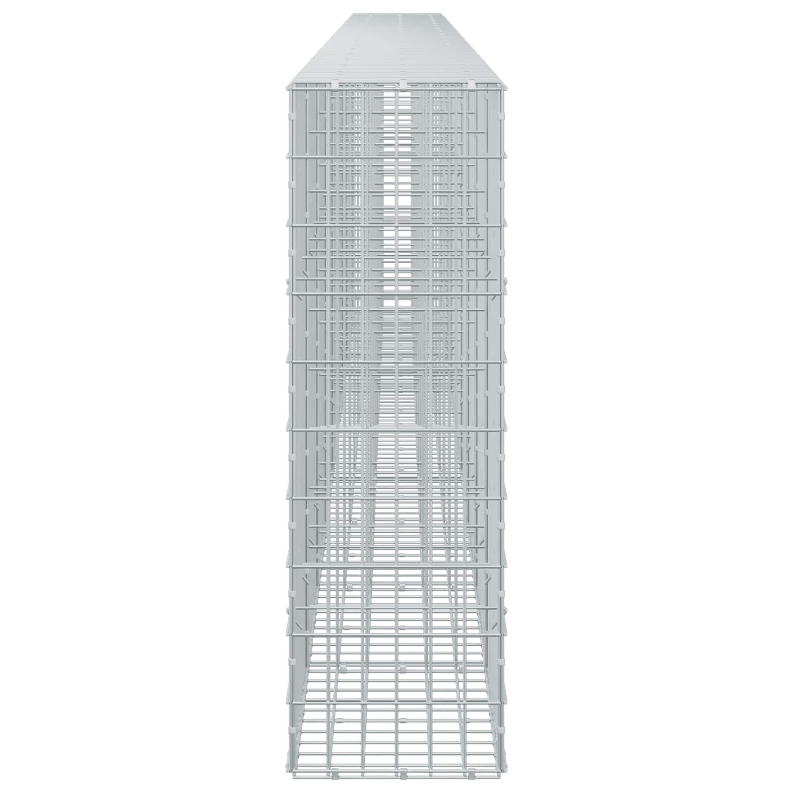 Gabion z žico 5 mm in mrežo 5x10 cm 900x30x100 cm