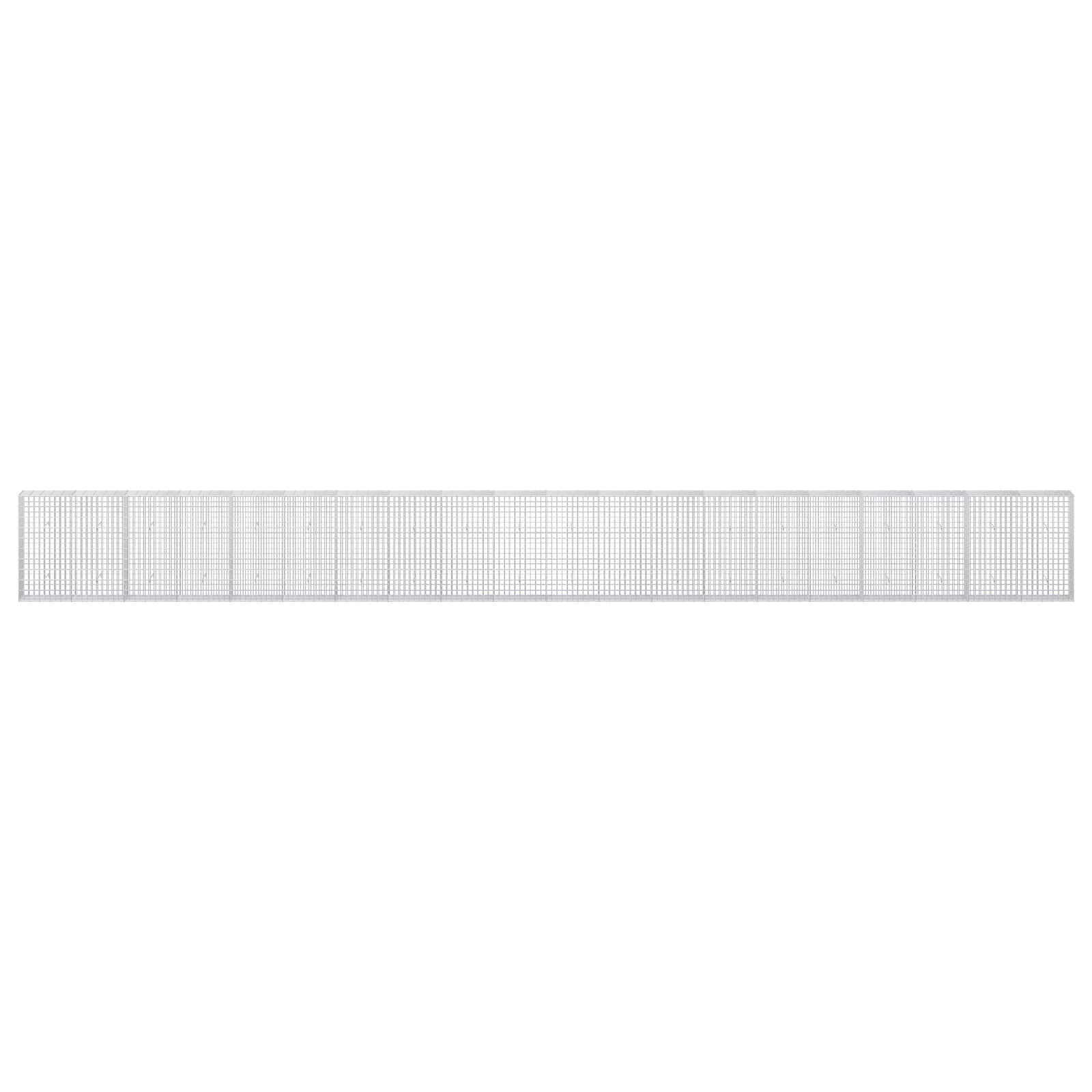 Gabion z žico 5 mm in mrežo 5x10 cm 1000x30x100 cm