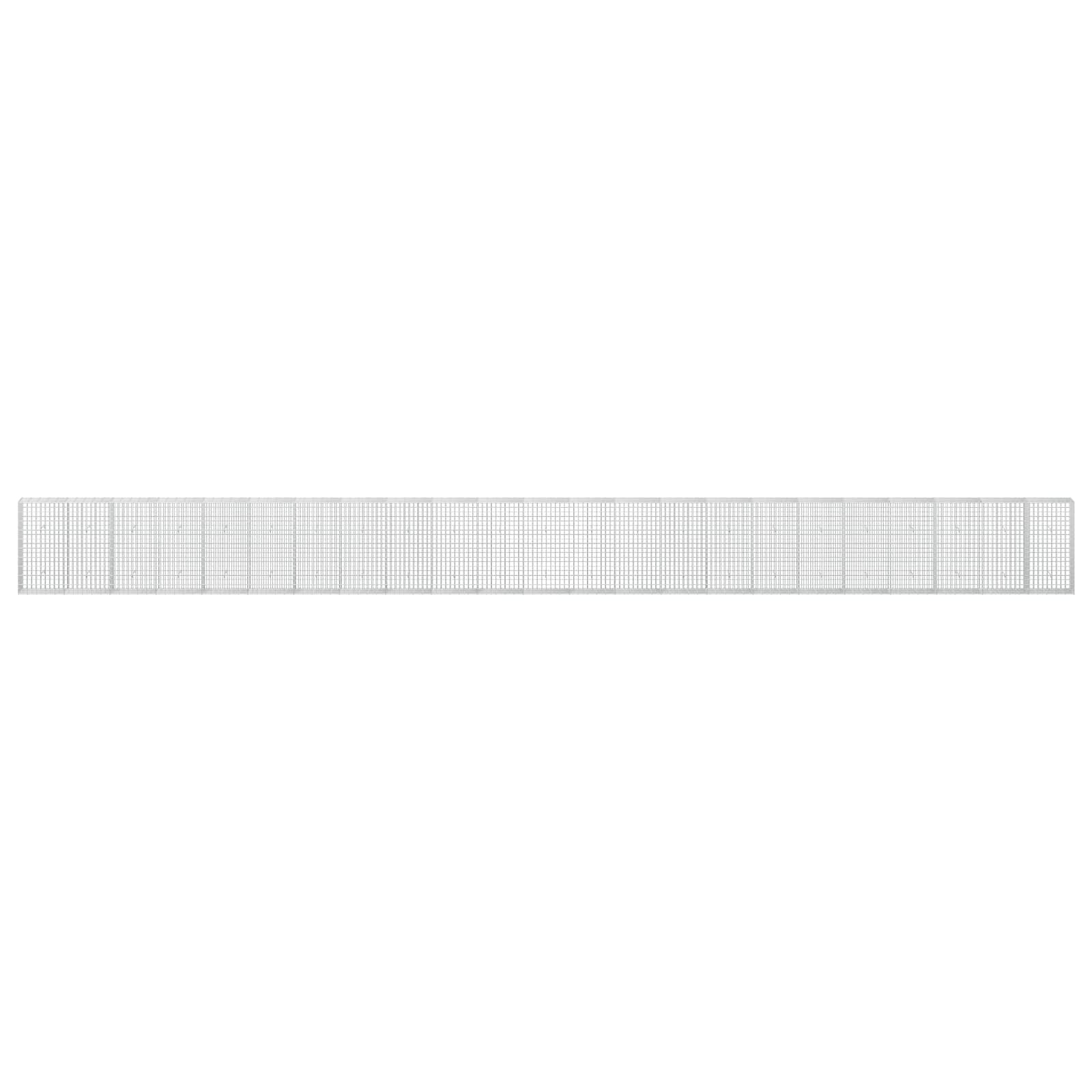 Gabion z žico 5 mm in mrežo 5x10 cm 1150x30x100 cm