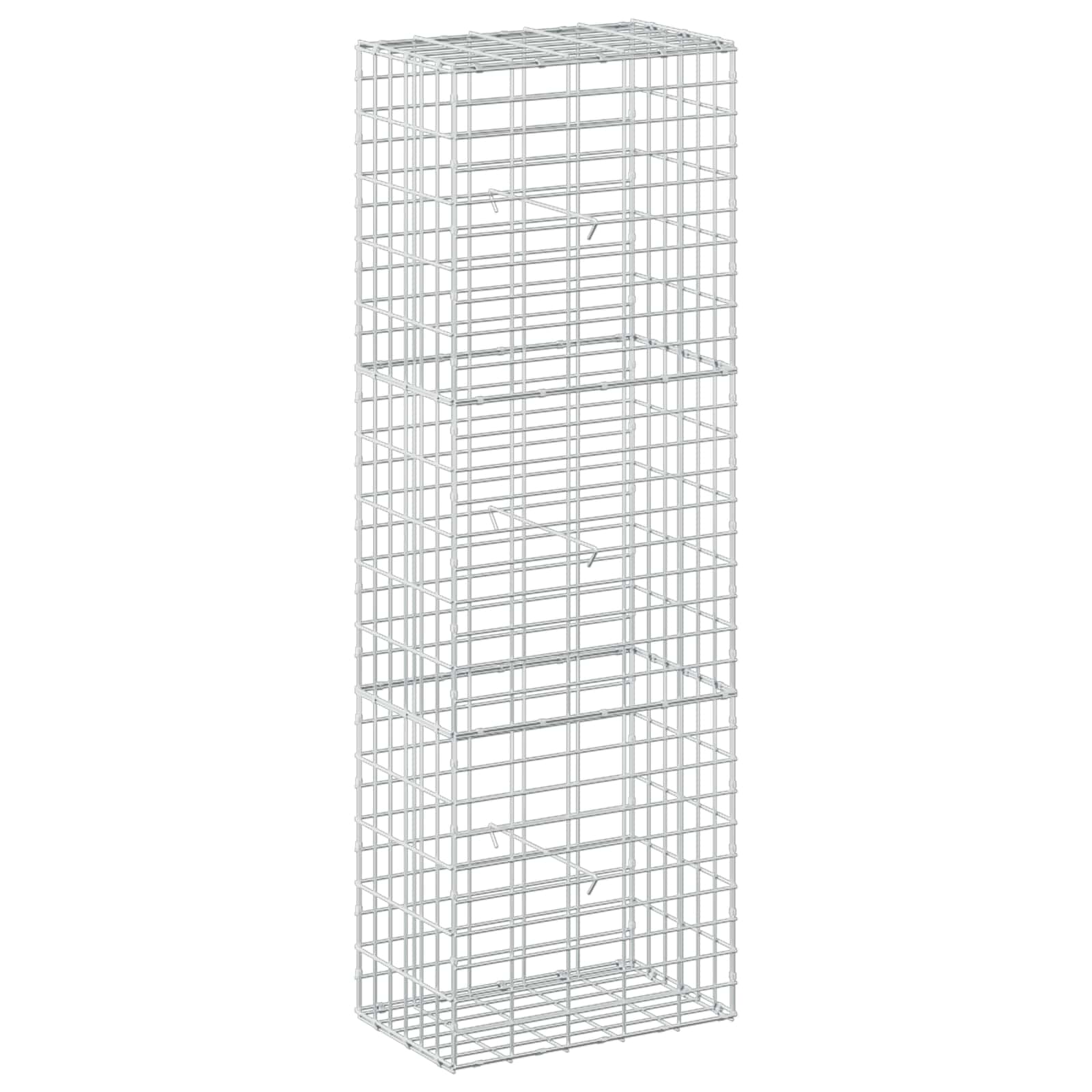 Gabion z žico 5 mm in mrežo 5x10 cm 50x30x150 cm
