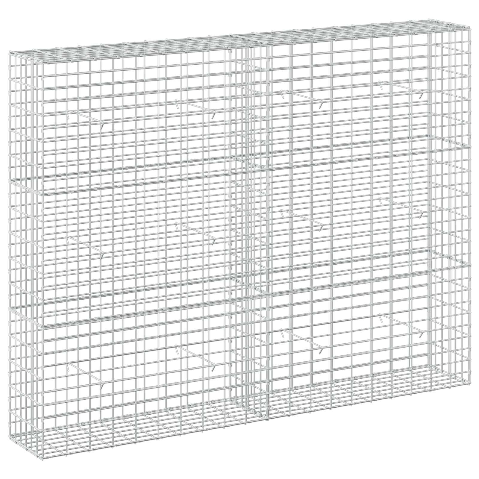 Gabion z žico 5 mm in mrežo 5x10 cm 200x30x150 cm