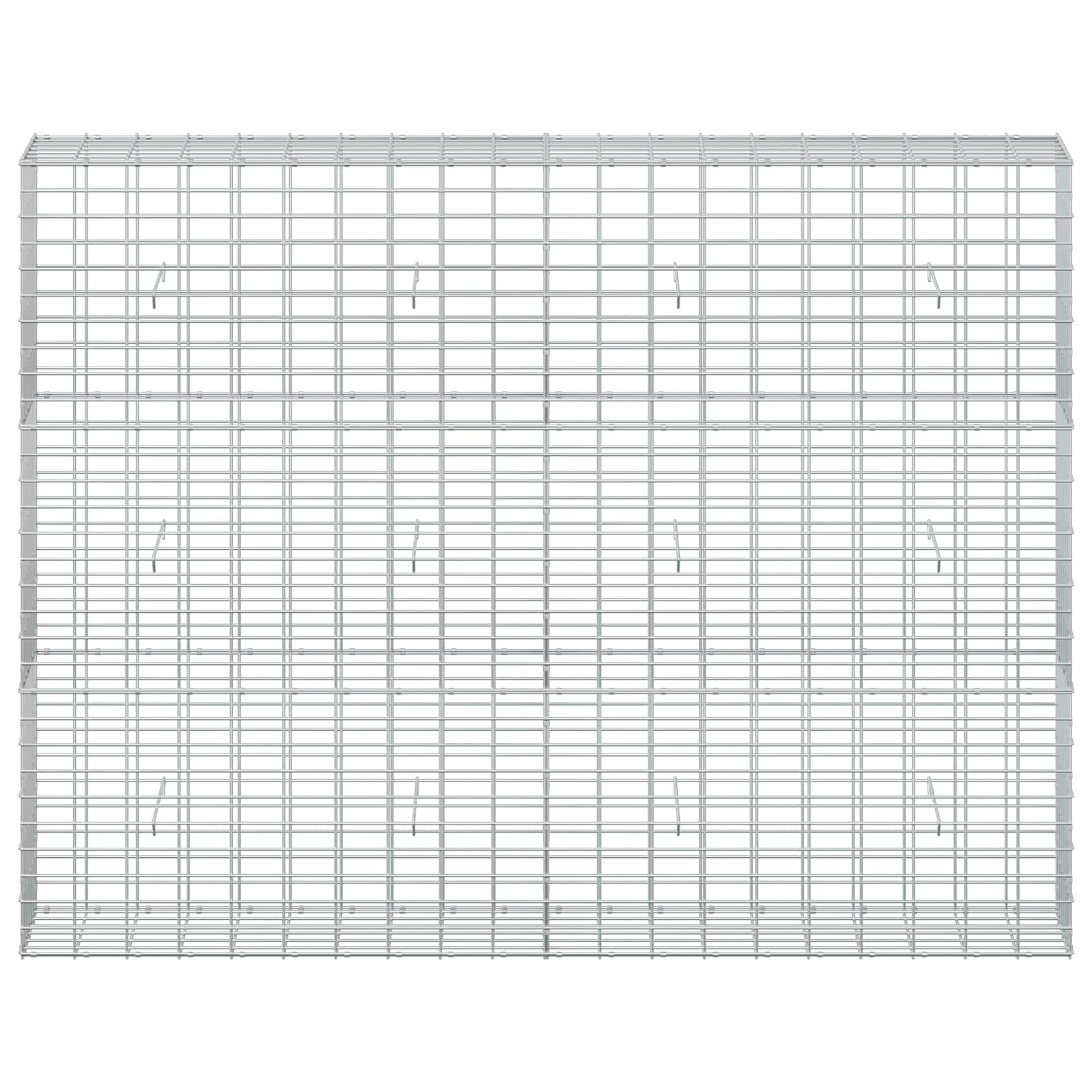 Gabion z žico 5 mm in mrežo 5x10 cm 200x30x150 cm