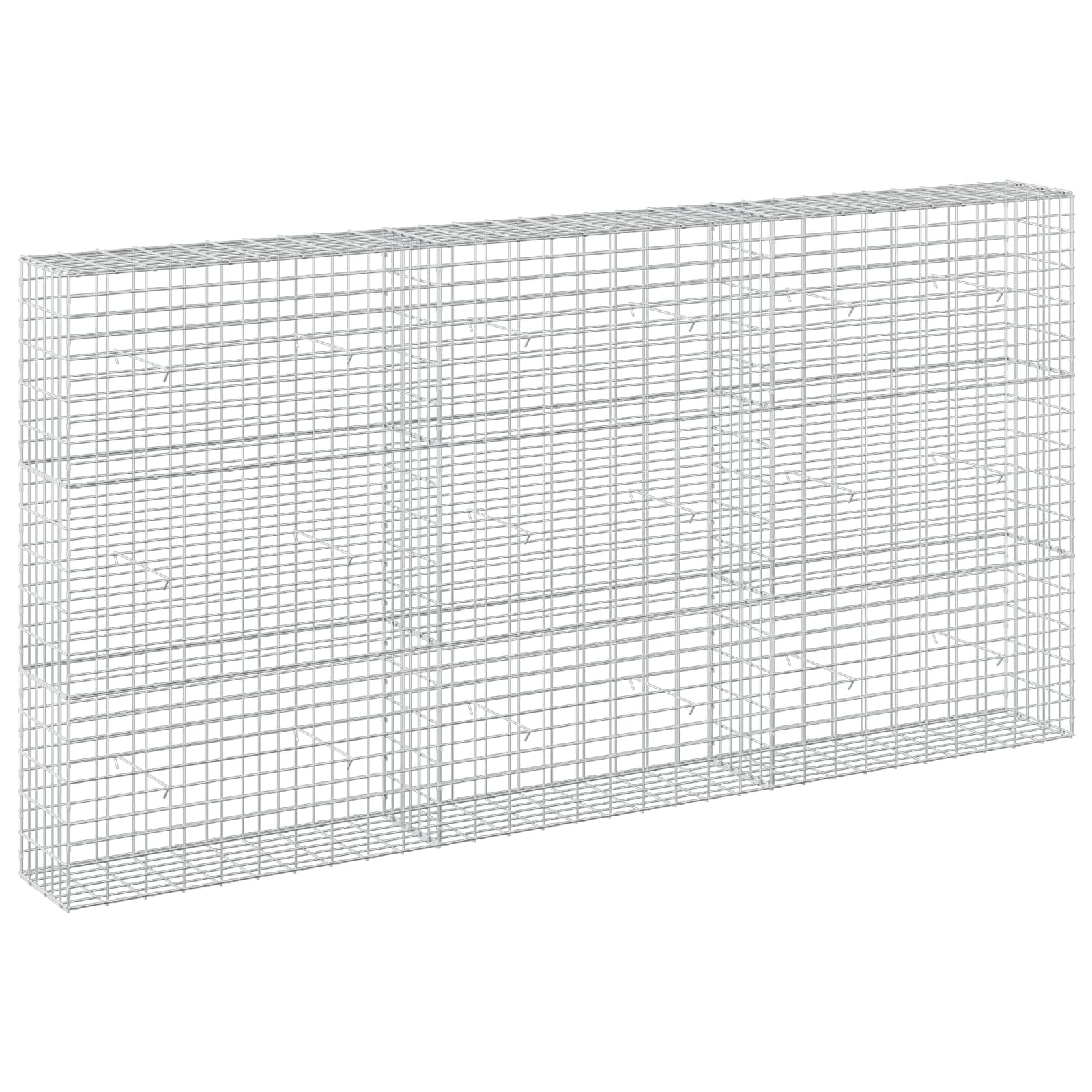 vidaXL Gabion s drátem 5 mm a síťkou 5x10 cm 300x30x150 cm
