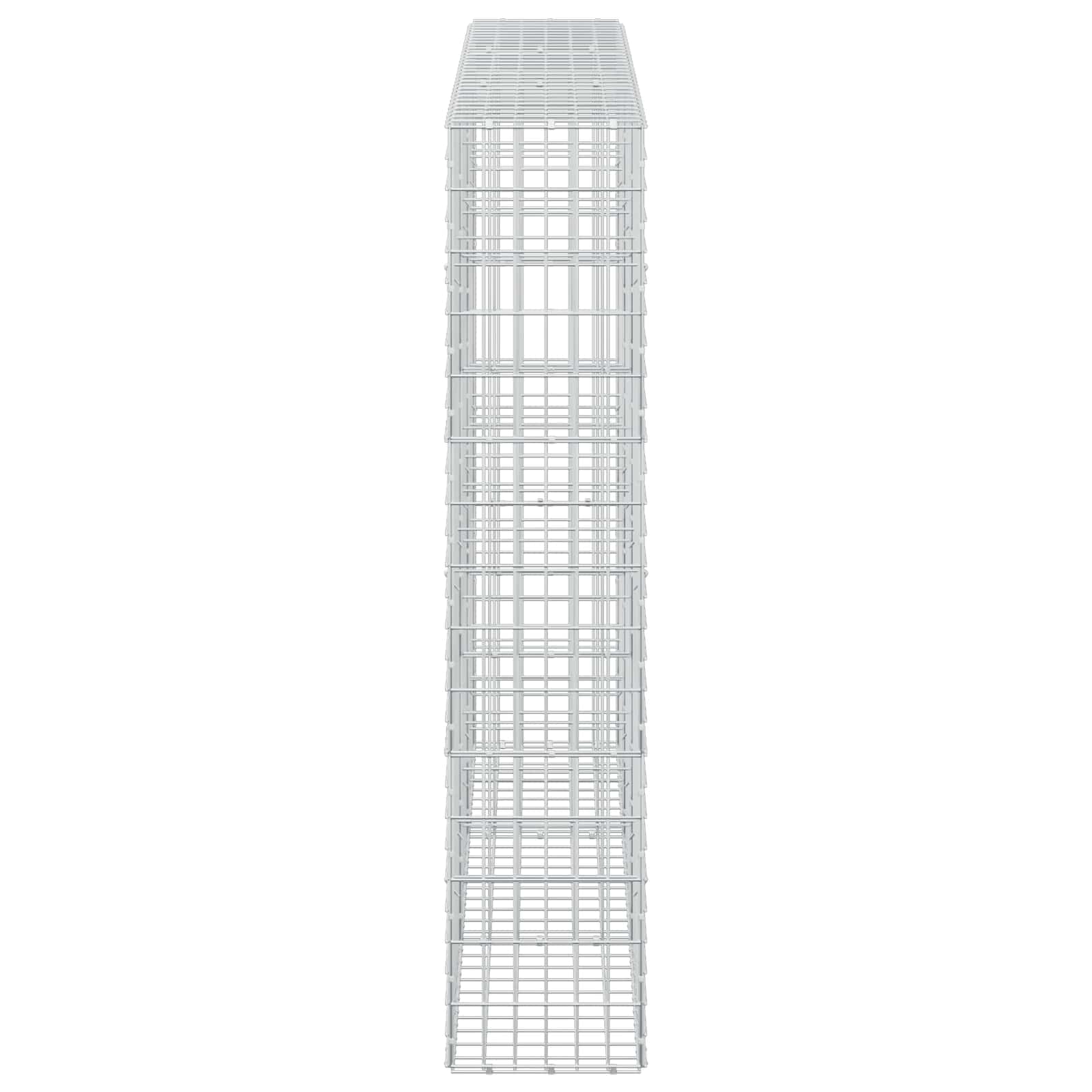 Gabion z žico 5 mm in mrežo 5x10 cm 300x30x150 cm